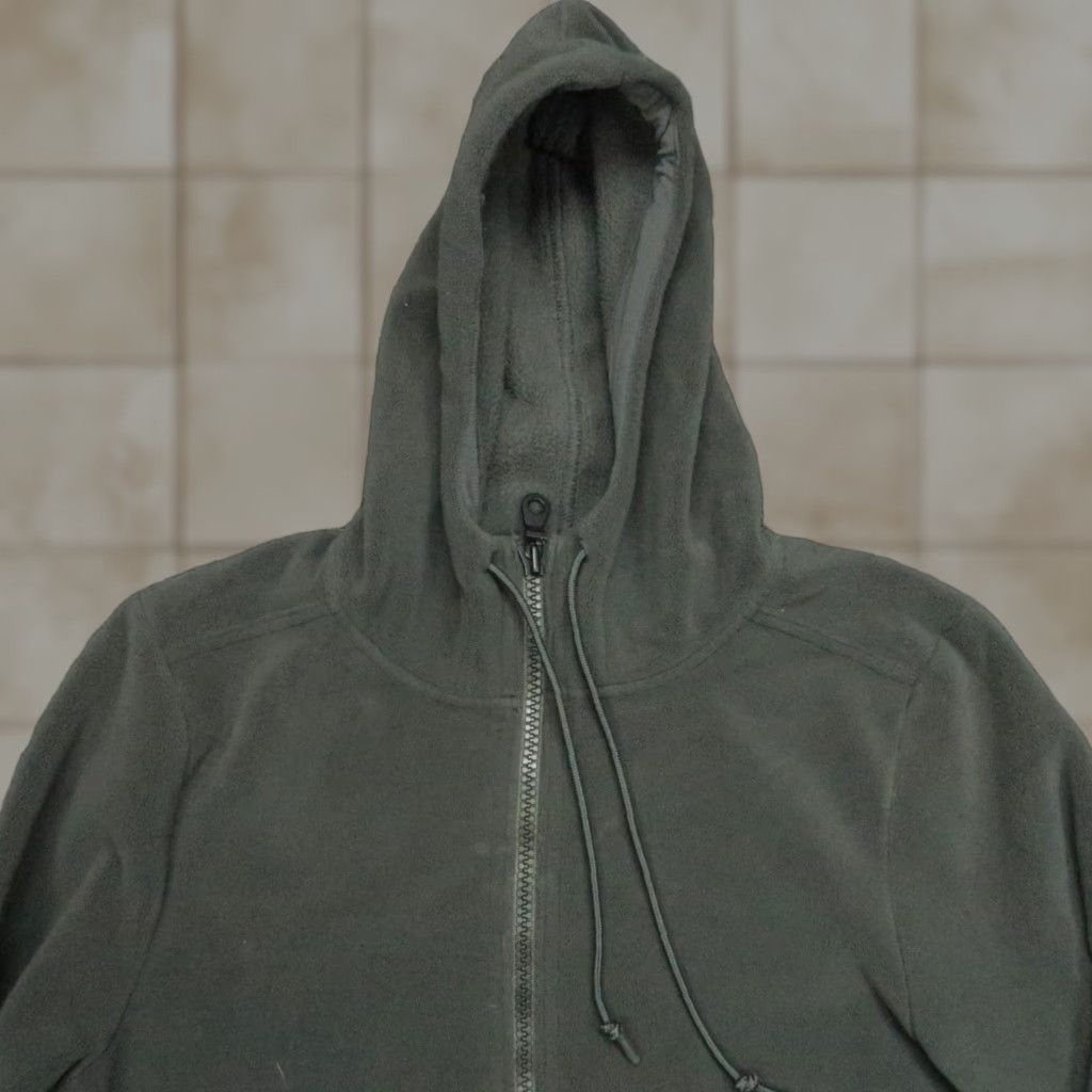 Nobull Hoodie Mens Small Gray Full Zip Fleece Hooded Pockets