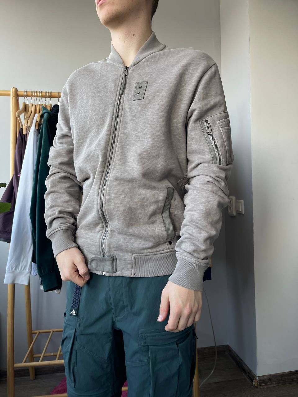 Allsaints × Streetwear × Vintage vintage allsaints bomber zip sweatshirt 90s Size US S / EU 44-46 / 1 - 1 Thumbnail