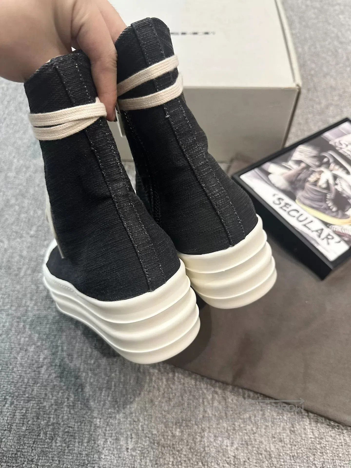 Rick Owens rick owens thick sole casual sneakers. Size US 9 / EU 42 - 6 Thumbnail