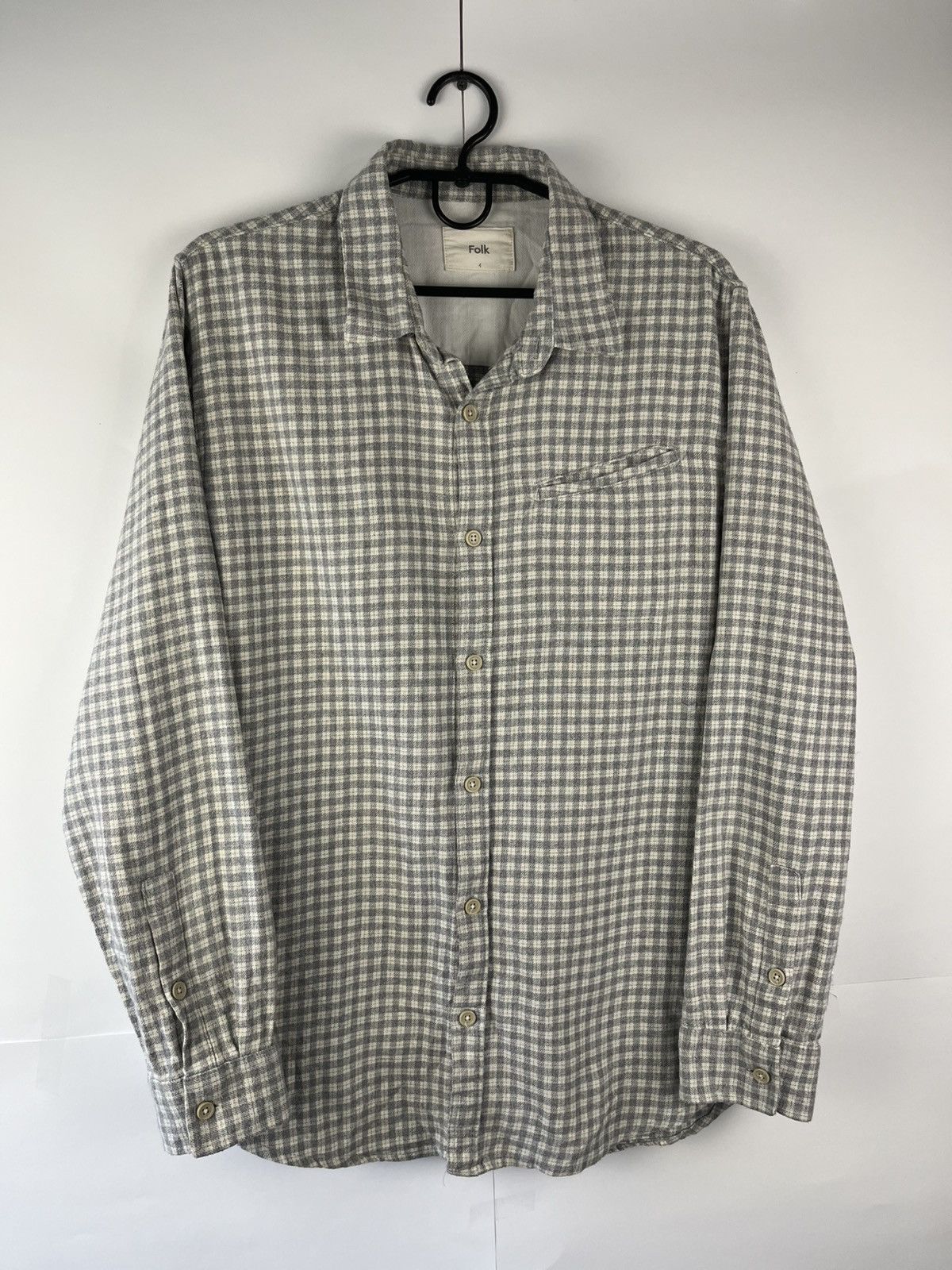Folk Folk Plaid Cotton Long Sleeve Shirt Button Up Size US L / EU 52-54 / 3 - 1 Thumbnail