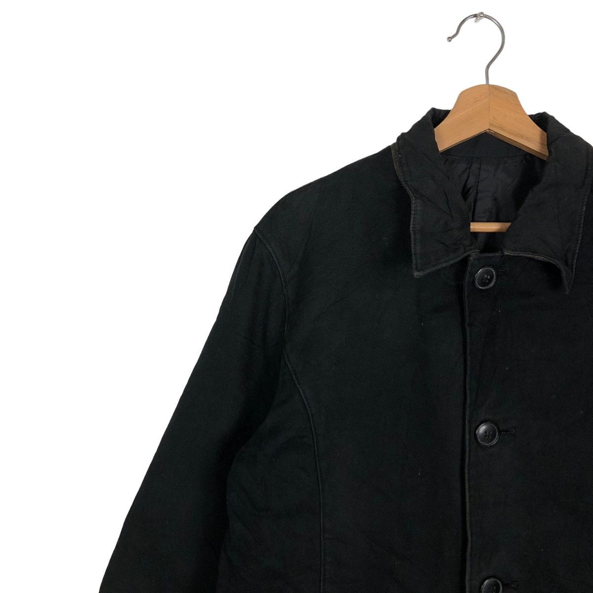 Hysteric Glamour 🔥Rich Black - Long Coats Jacket PPFM Japan Made Size US L / EU 52-54 / 3 - 7 Thumbnail