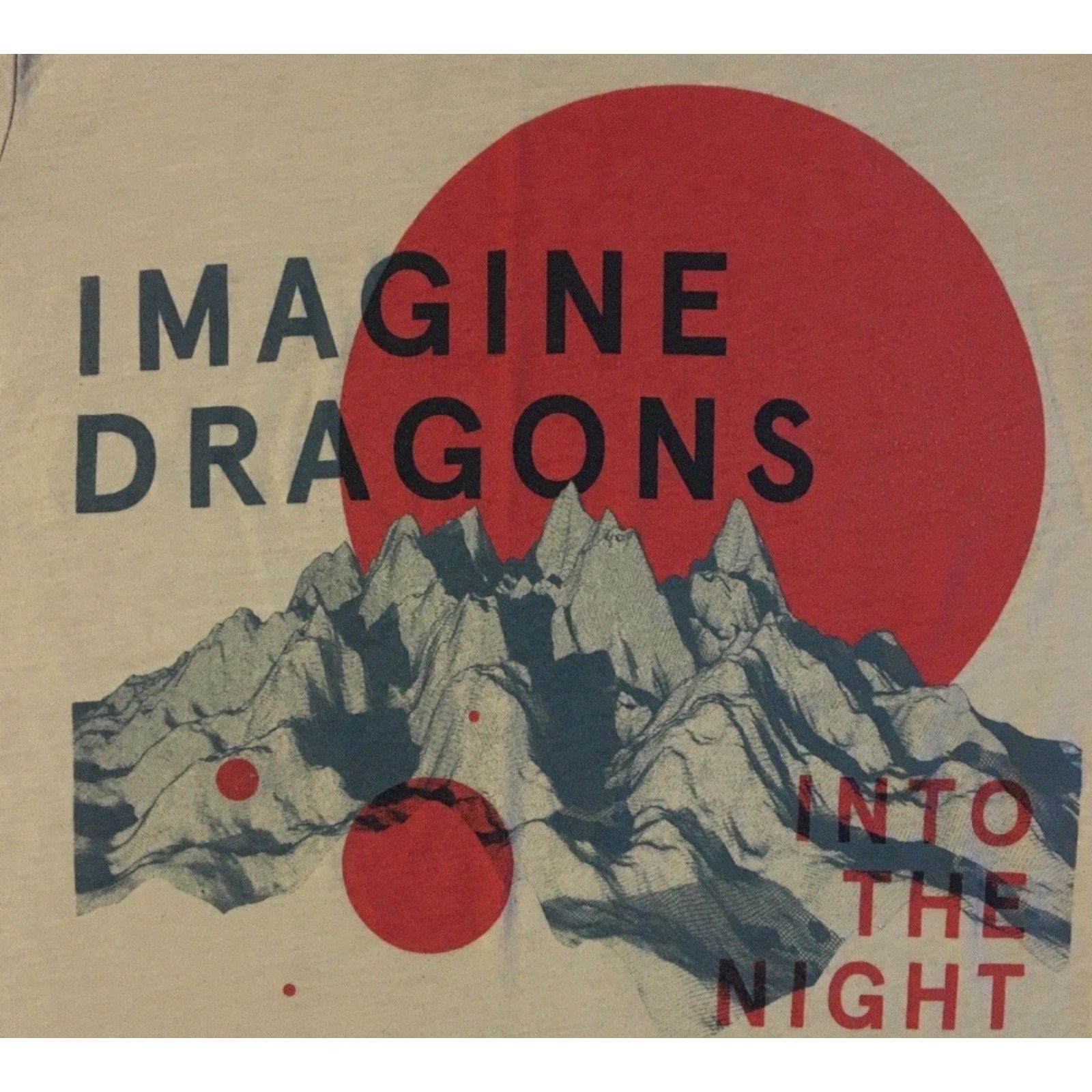 Vintage Imagine Dragons Into The Night Tour Shirt S Concert Beig e Vintage Graphic Tee Men's Short Sleeve Retro Band Rock 70s 80s 90s Concert Tour Music Size US S / EU 44-46 / 1 - 3 Thumbnail