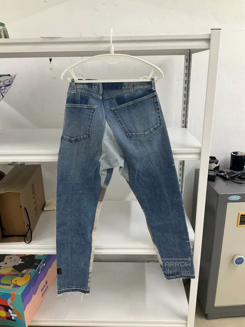 Junya Watanabe Junya Watanabe size M Patchwork Denim Pants Size 22" - 4 Thumbnail