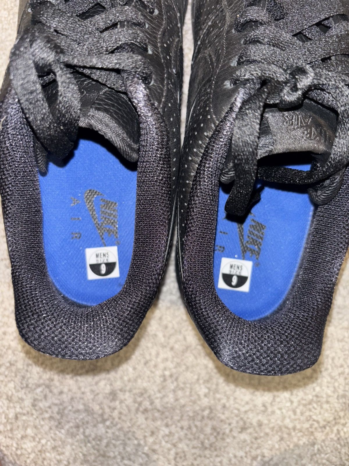 Nike Black Air Force 1 Size US 9 / EU 42 - 4 Thumbnail