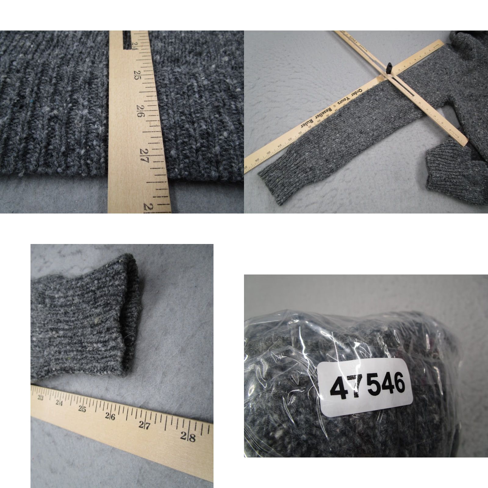 J.Crew VINTAGE J.CREW Men’s Gray Wool Blend Cable Knit Shawl Sweater Medium Adult Fall Winter Size US M / EU 48-50 / 2 - 8 Thumbnail