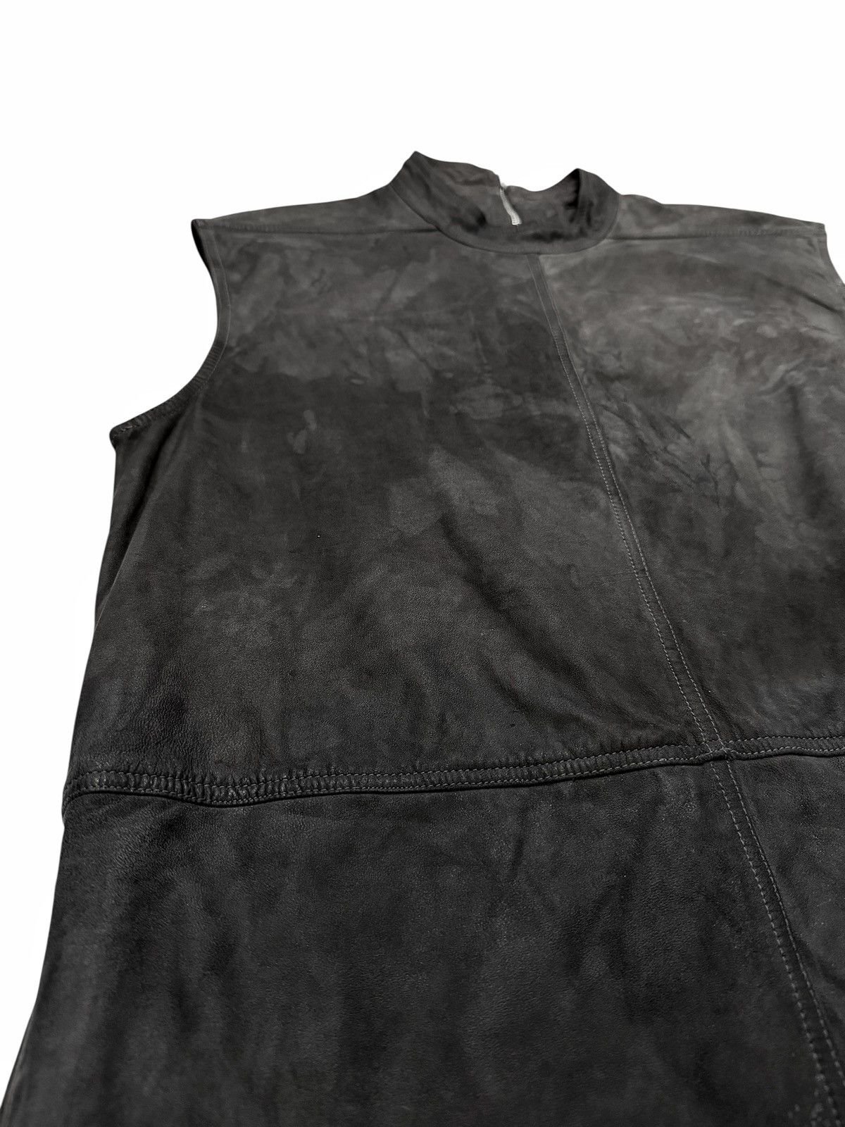 Rick Owens Sphynx Leather Body Tunic Sleeveless Size US M / EU 48-50 / 2 - 3 Thumbnail