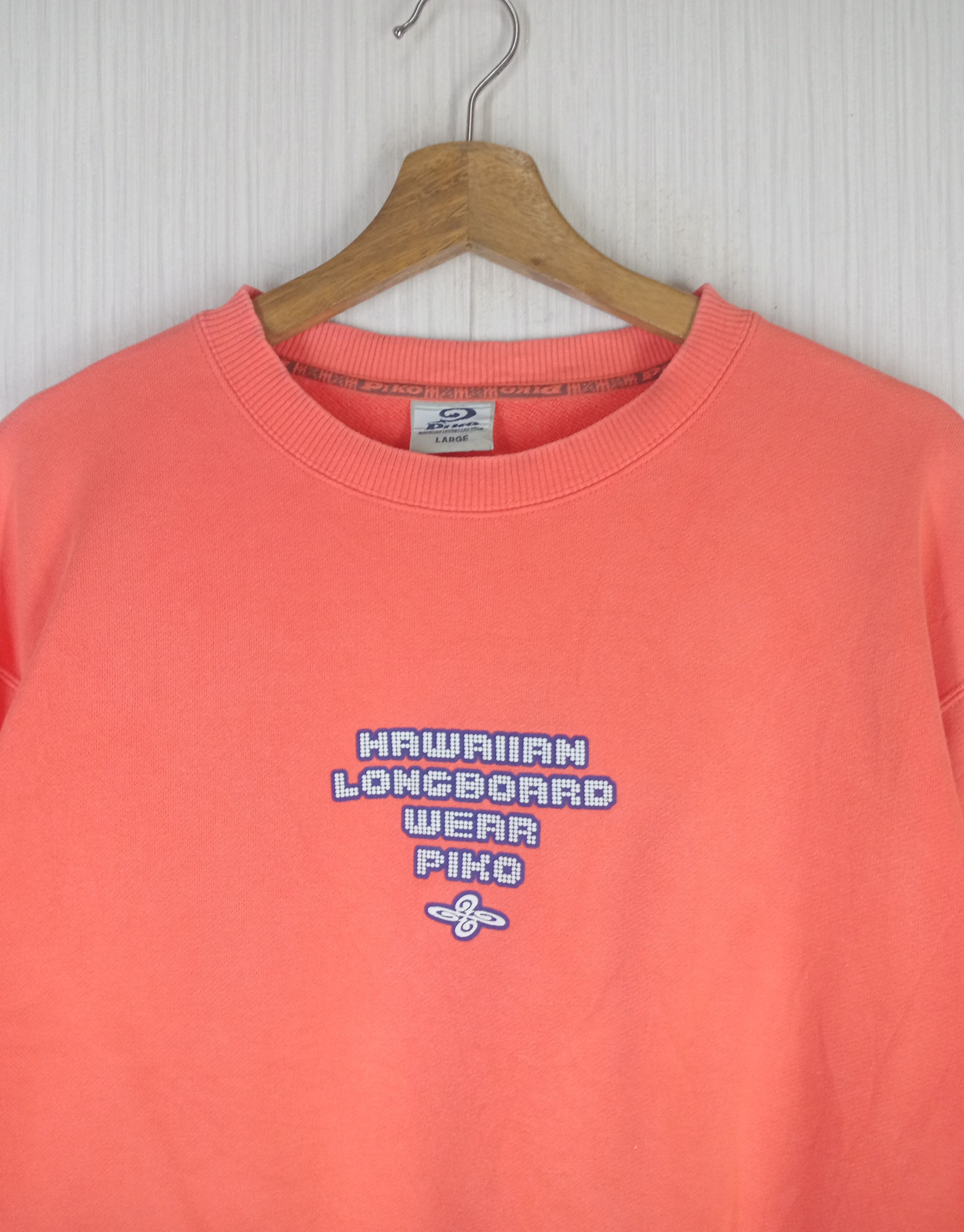 Ron Jon Surf Shop Vintage 90s Piko Hawaiian Longboard Wear Sweatshirt Size US L / EU 52-54 / 3 - 5 Thumbnail