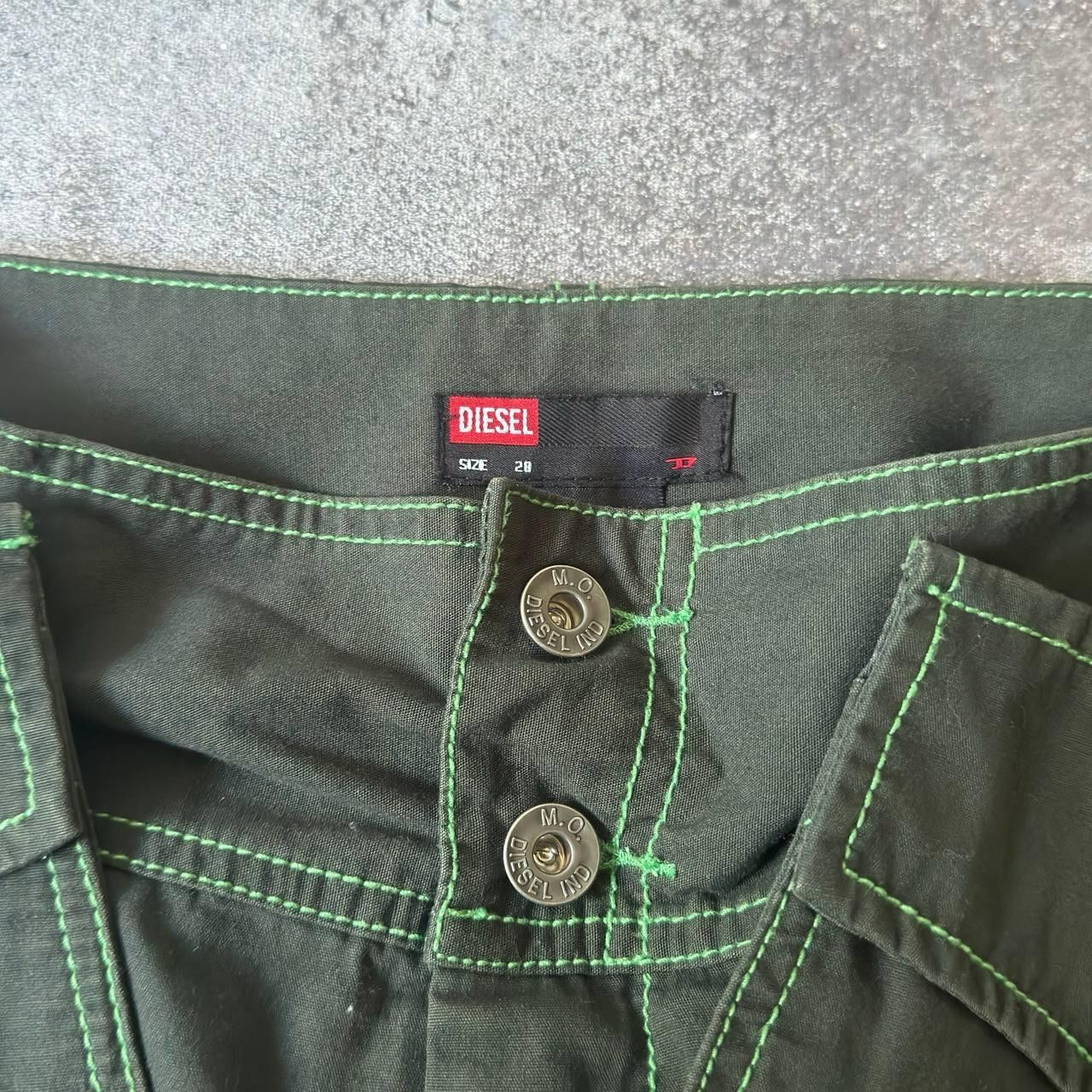 Diesel Y2K Diesel Vintage Bondage Cargo Mini Skirt Size 28" / US 6 / IT 42 - 6 Thumbnail