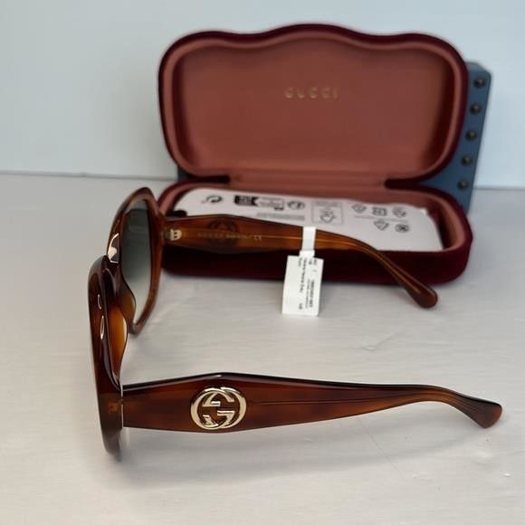 Gucci 💯 - New Authentic GUCCI GG0796S-003 Oversized Octagonal Su Size ONE SIZE - 15 Thumbnail