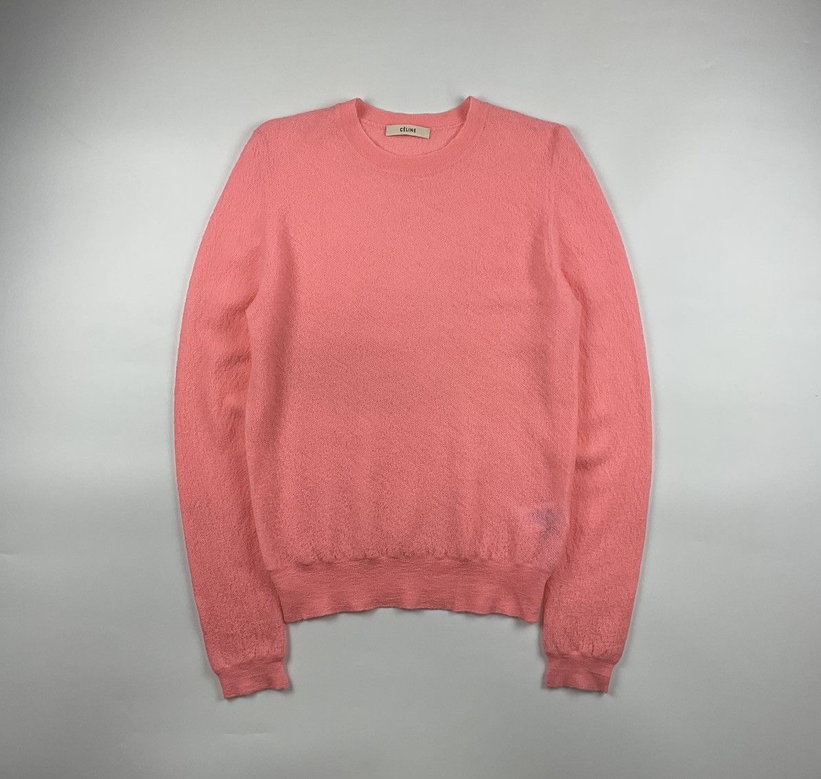 image of Celine Wool Sweater in Pink, Women's (Size Small)