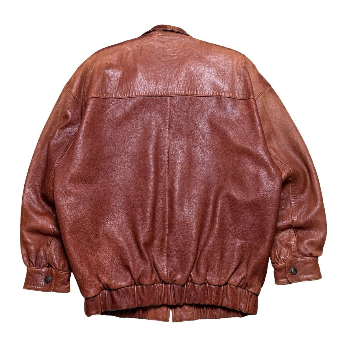 Other Vintage Sea Dream Leather Brown Leather Bomber Jacket Fade L Size US L / EU 52-54 / 3 - 8 Thumbnail