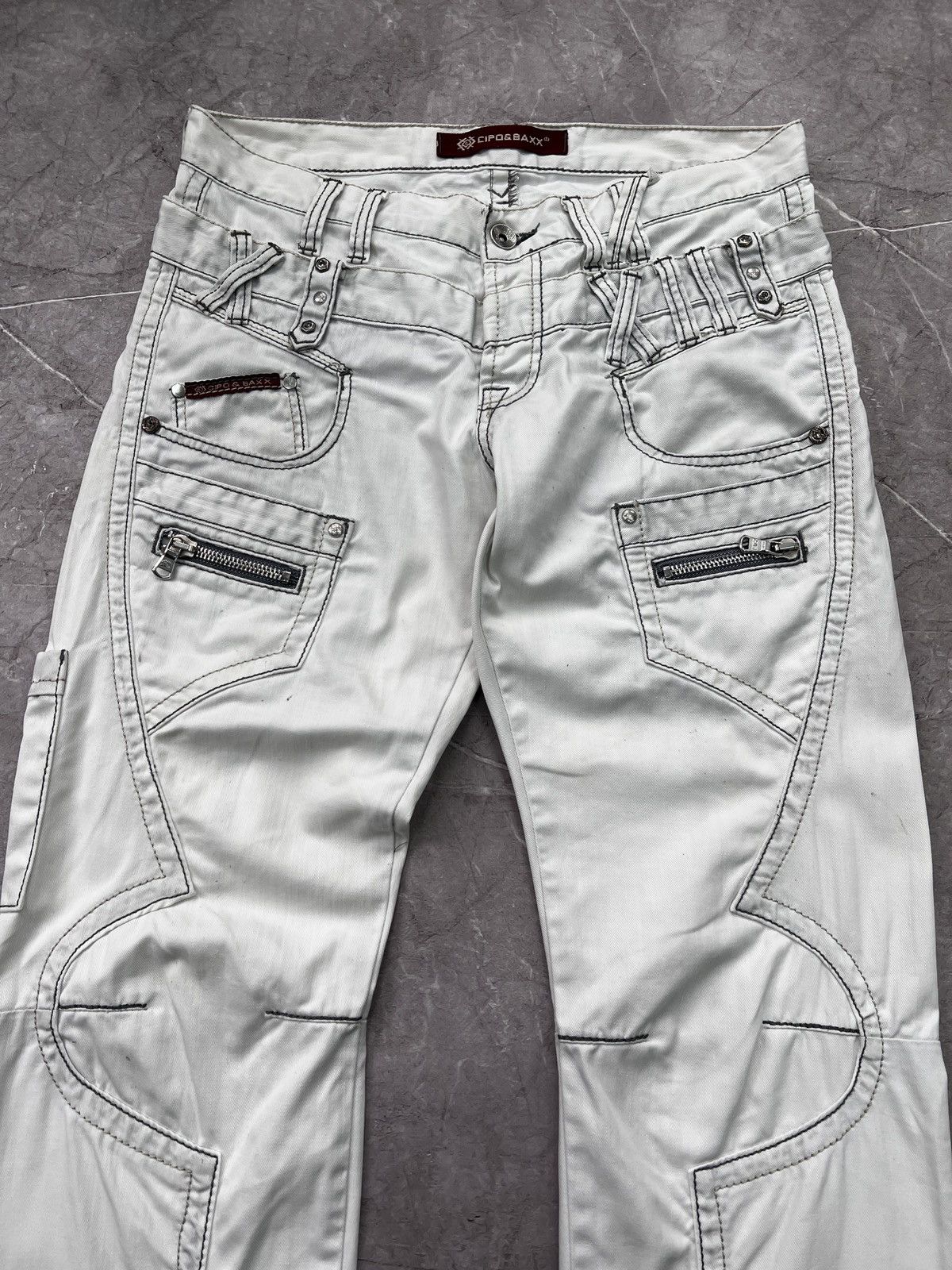 Emporio Armani × If Six Was Nine × Le Grande Bleu (L.G.B.) 2000s Unknown Japanese Bondage Cargo Pants 2k style Size US 34 / EU 50 - 4 Thumbnail