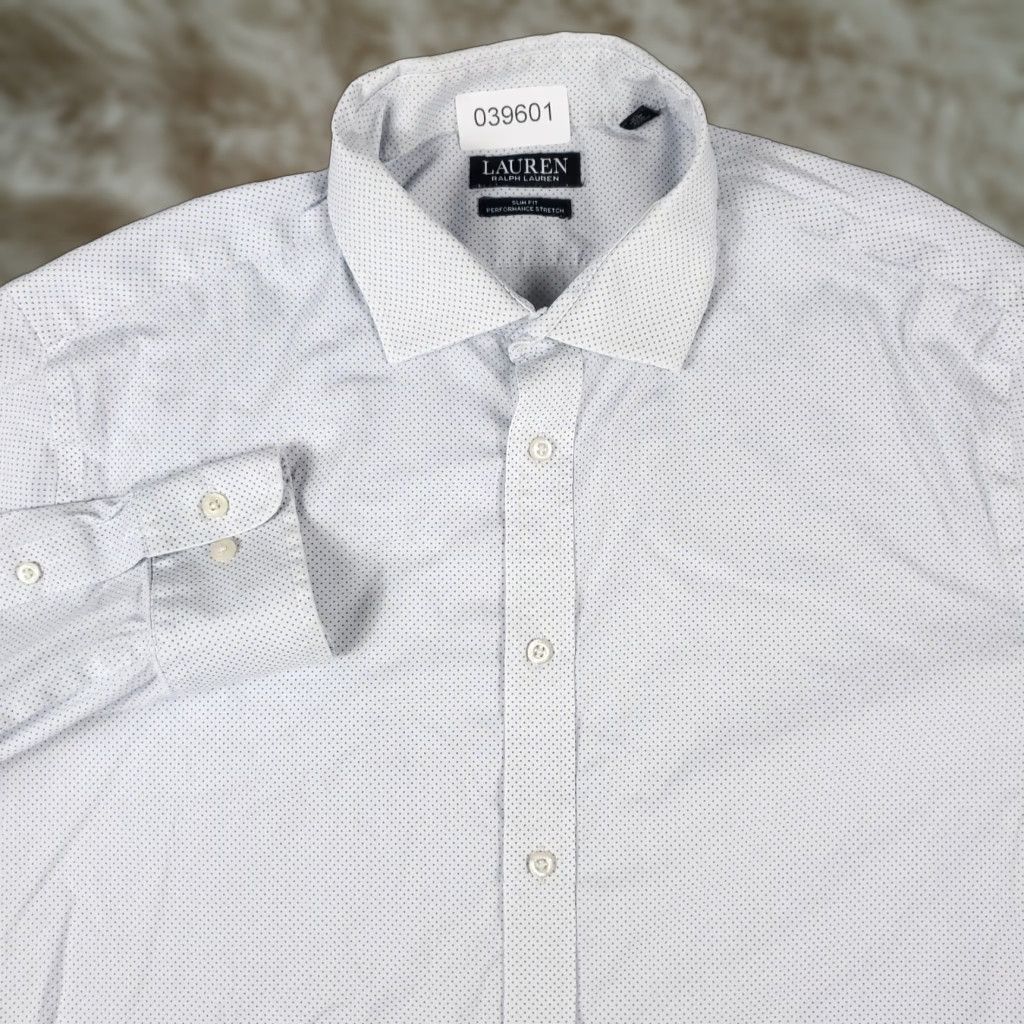 Ralph Lauren Ralph Lauren Shirt Mens XL White Casual Button-Up Long Sleeve TSV Size US XL / EU 56 / 4 - 1 Thumbnail
