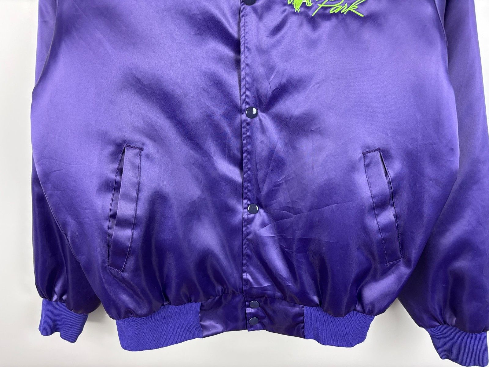 Other Vtg Longacres Park Horse Racing West Ark Satin Bomber USA Size US M / EU 48-50 / 2 - 3 Thumbnail