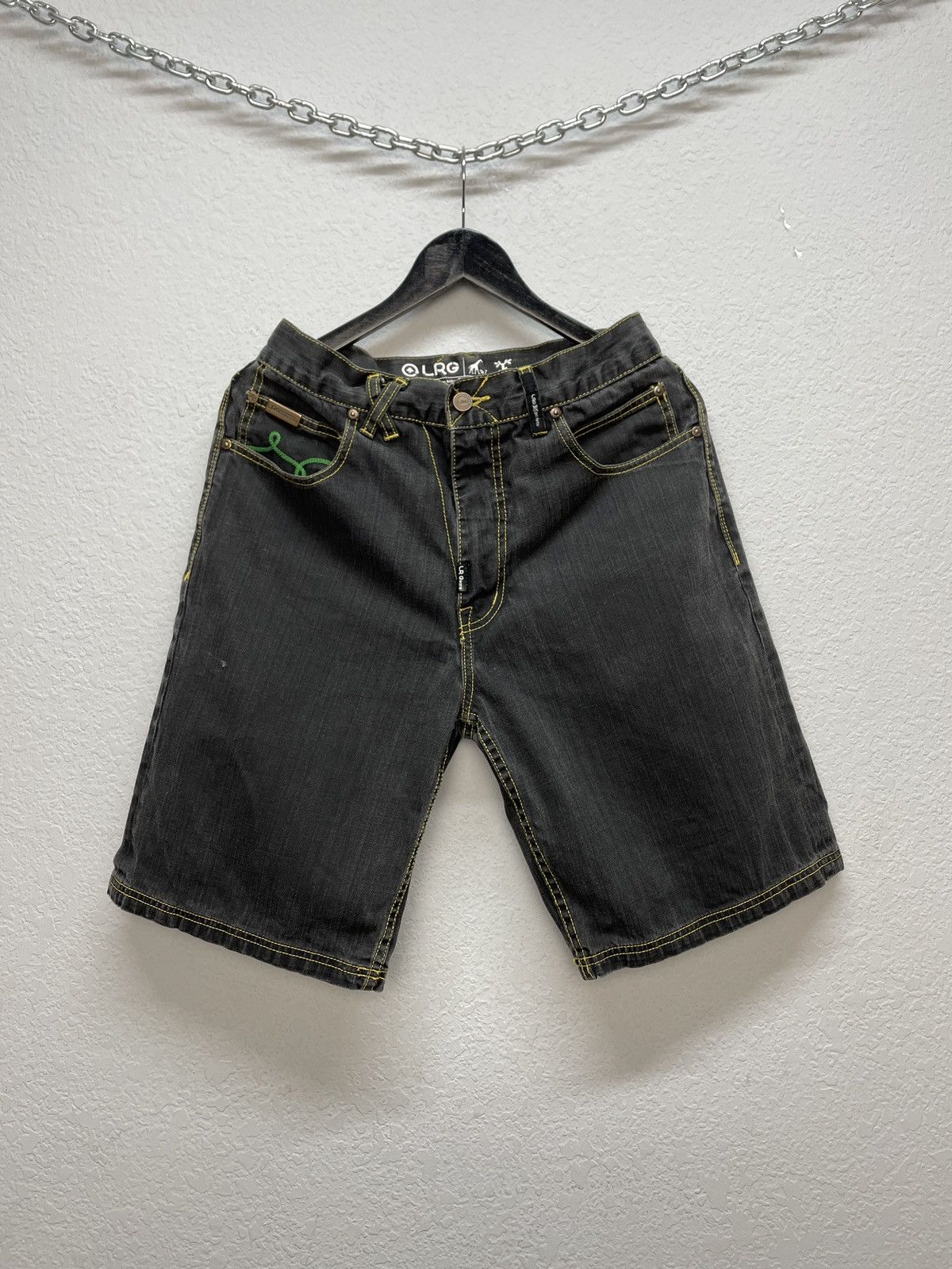 JNCO Vintage y2k LRG Baggy Fit Japanese Distressed Shorts Pants Size US 30 / EU 46 - 4 Thumbnail