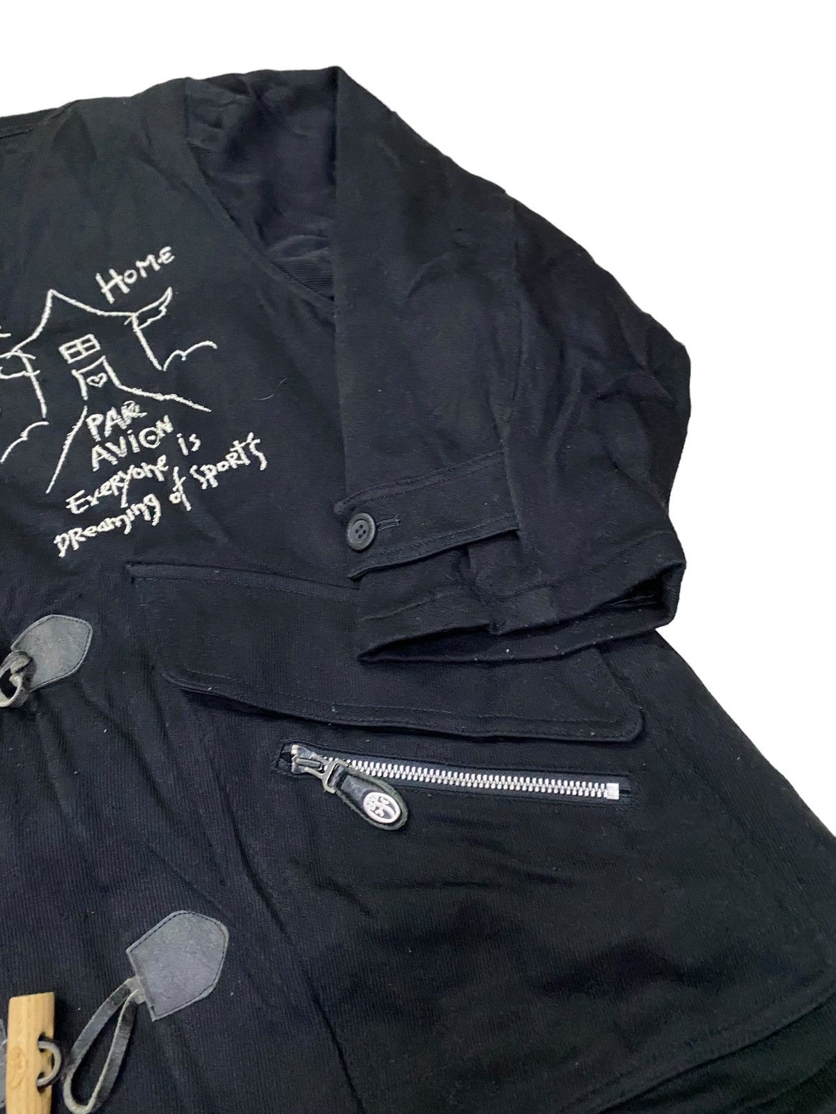 Jean Charles De Castelbajac 💥Vtg Jean Castelbajac Duffle Coat Jacket Size US XL / EU 56 / 4 - 5 Thumbnail