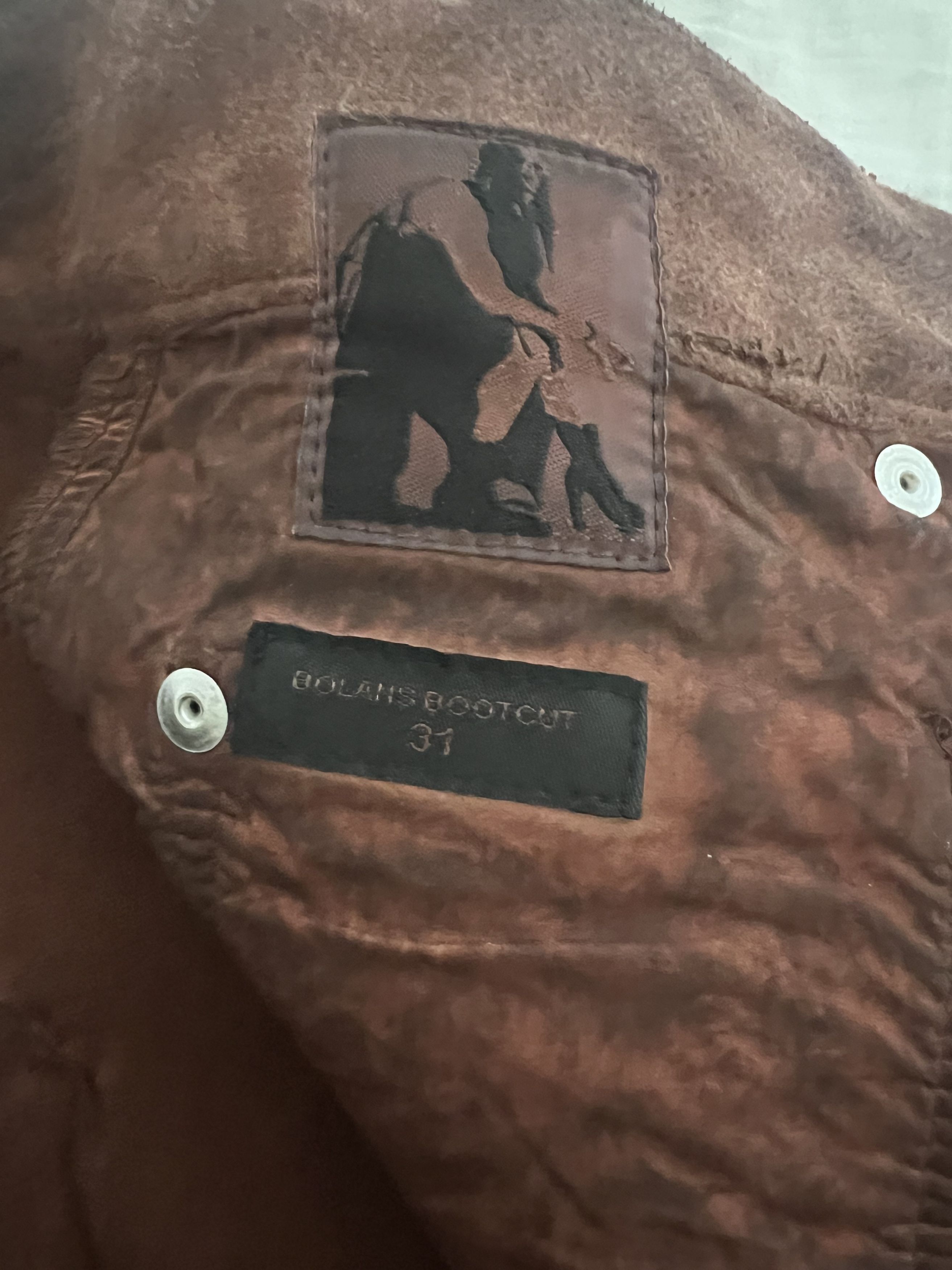Rick Owens Drkshdw Rick Owens 'Terra' Moleskin Bolan Bootcut Pants sz 31 Size US 31 - 7 Thumbnail