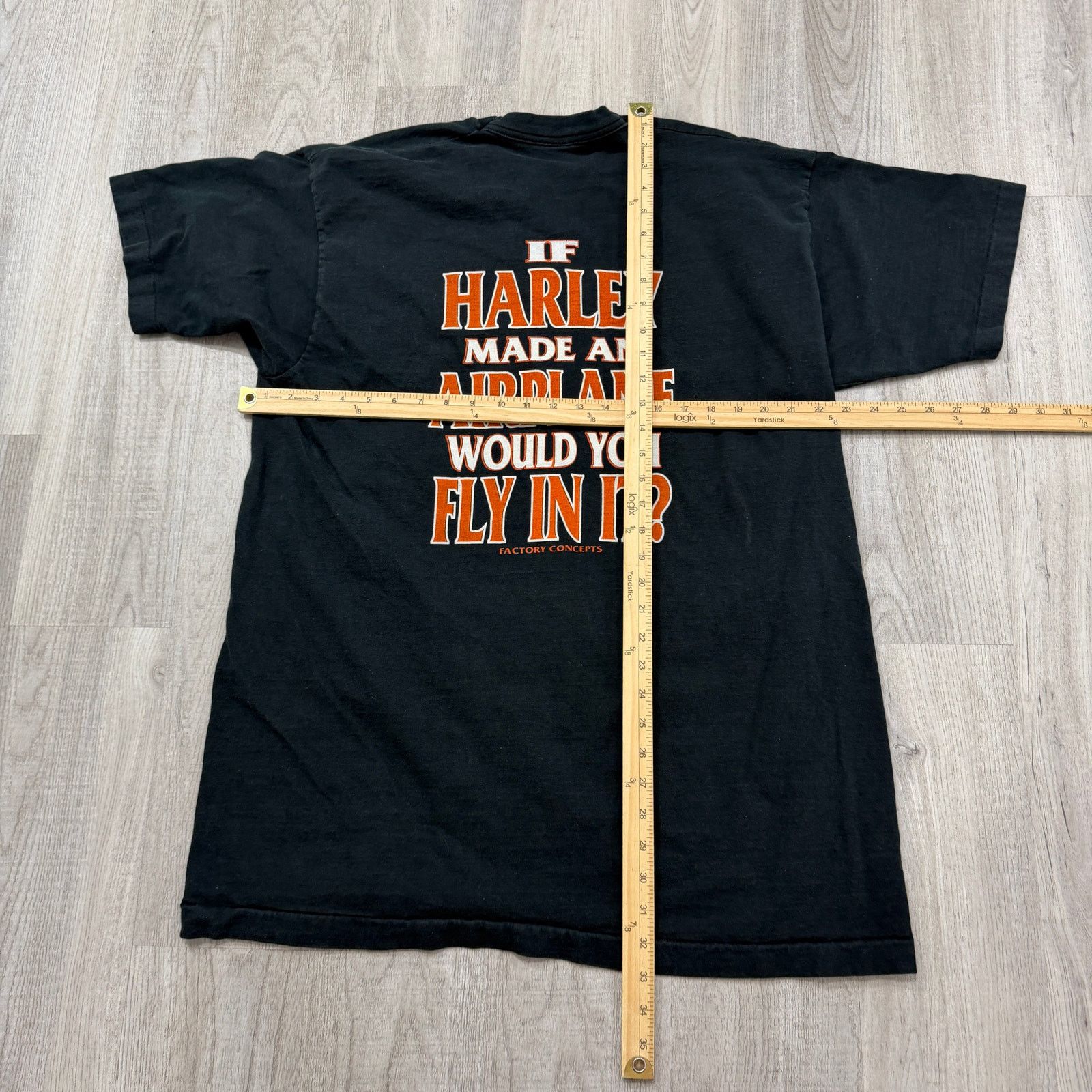 Vintage Vintage Harley Davidson Shirt 2XL If They Made An Airplane Size US XXL / EU 58 / 5 - 7 Thumbnail