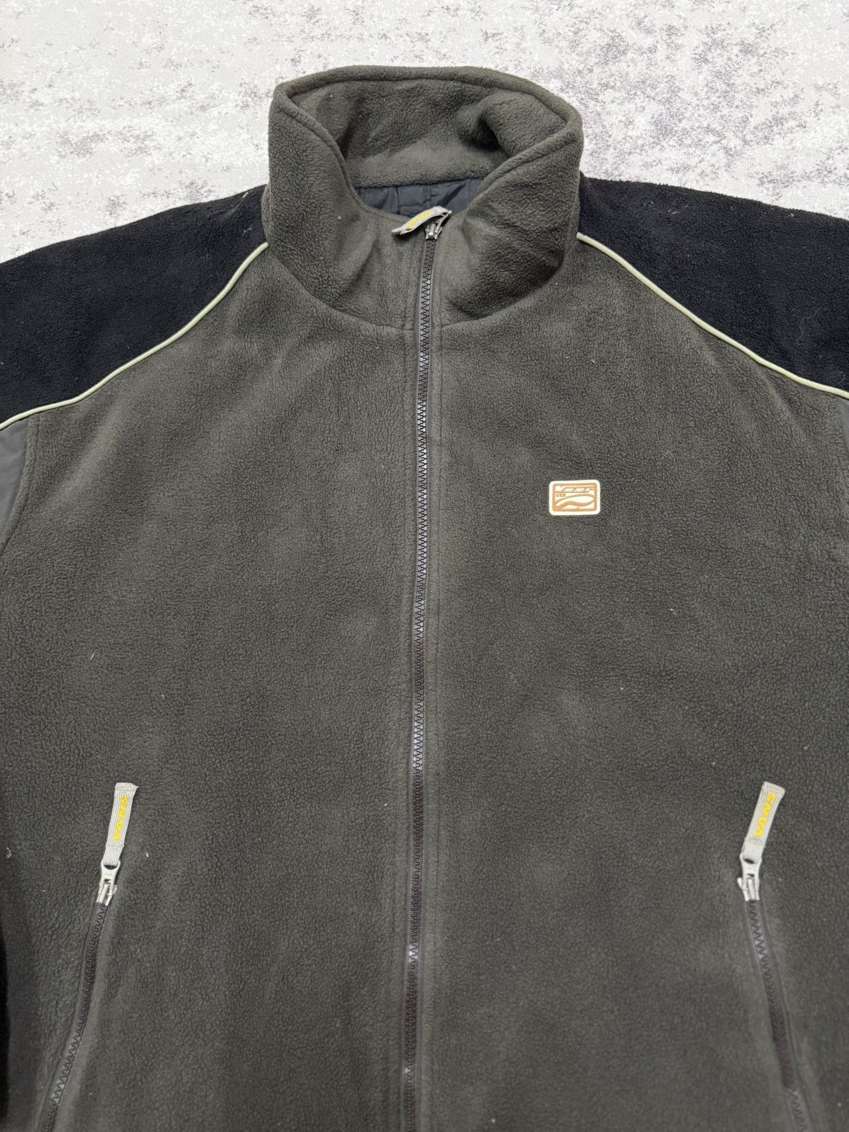 Vans Vintage Vans Small Logo Fleece Quilted Lined Zip up Sweater Size US L / EU 52-54 / 3 - 5 Thumbnail