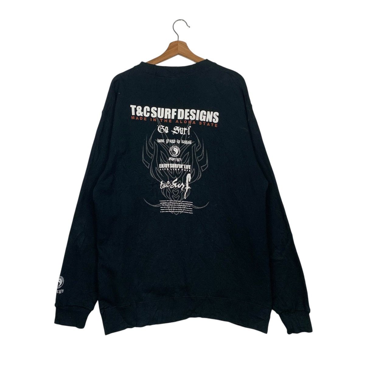 Japanese Brand T&C Surf Design Crewneck Sweatshirt Size US XL / EU 56 / 4 - 7 Thumbnail