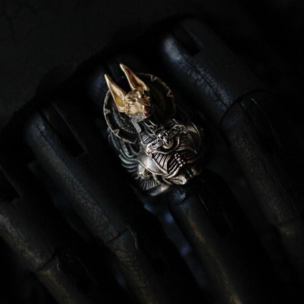 Jewelry Anubis Vibe Jewelry Rings Open Size Chrome Ring (Size 7-13) Size ONE SIZE - 3 Thumbnail