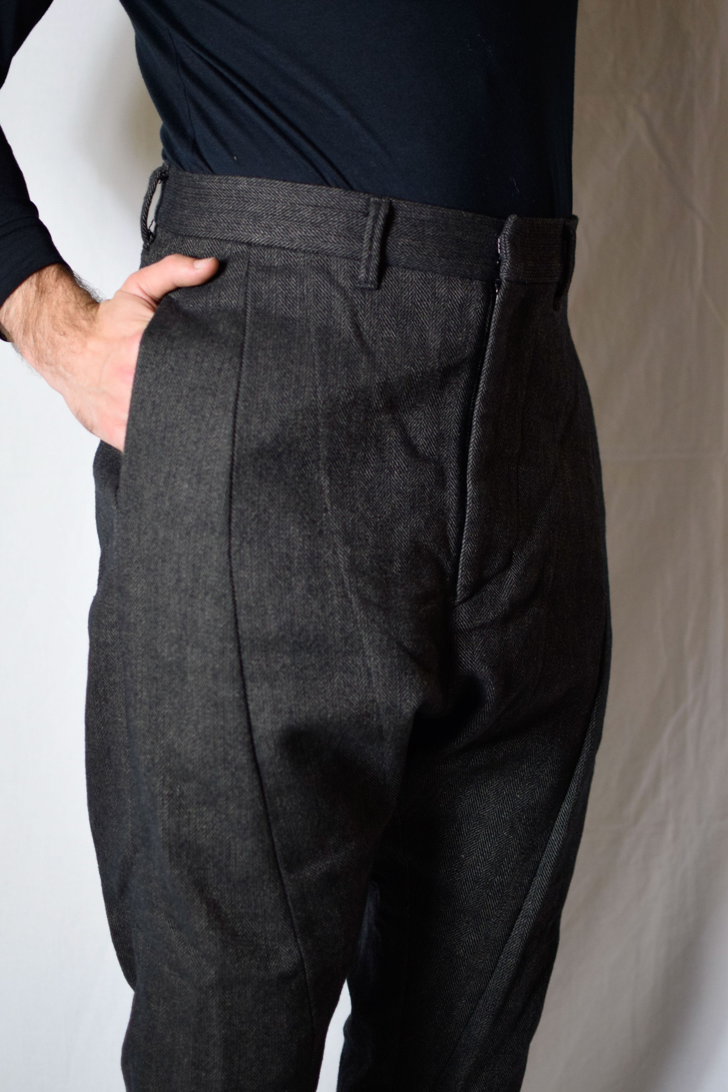 Julius PS19 Herringbone Pants - 647PAM3