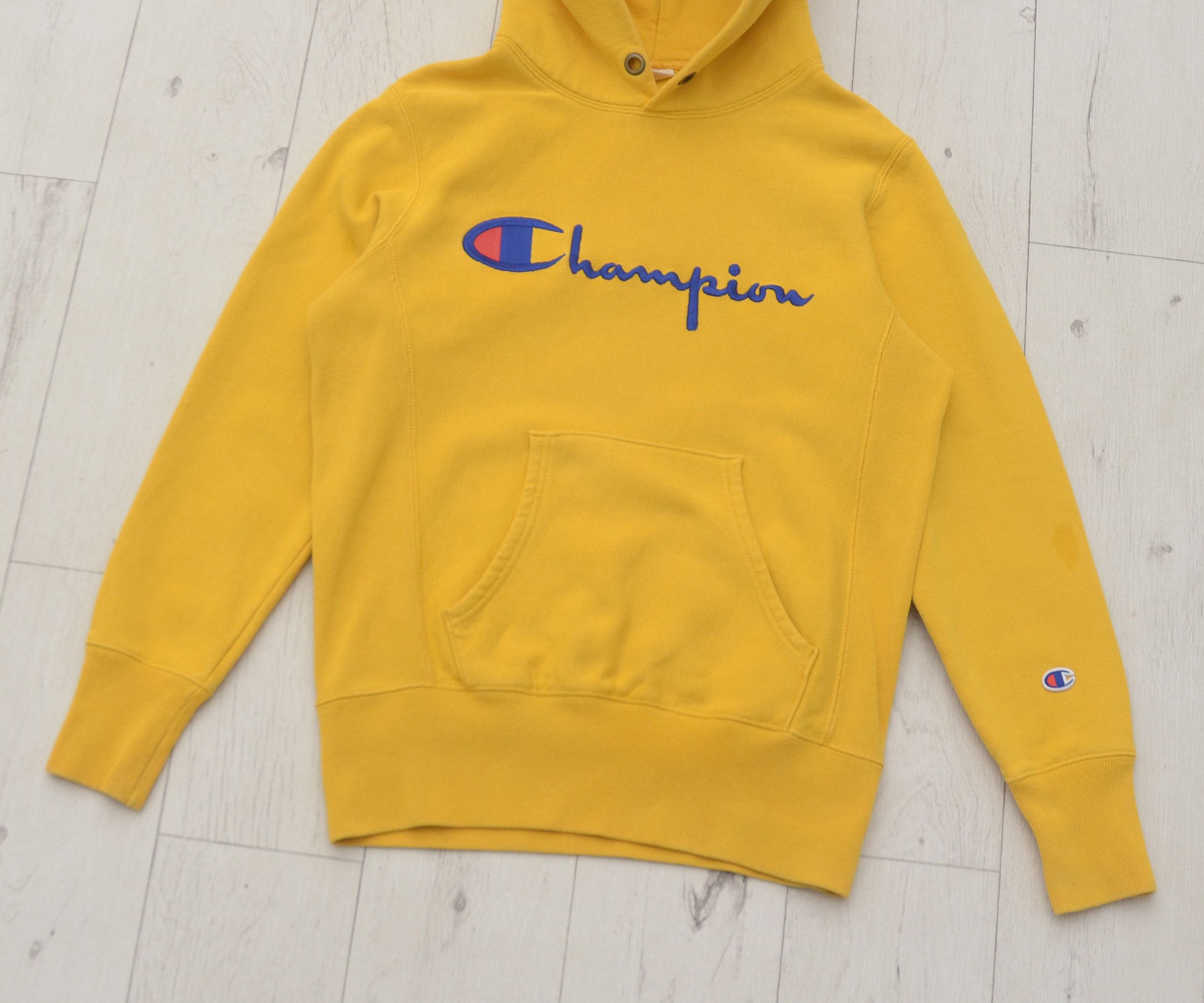 Champion Champion Premium Reverse Weave Big Logo Hoodie yellow UNISEX Size US S / EU 44-46 / 1 - 4 Thumbnail