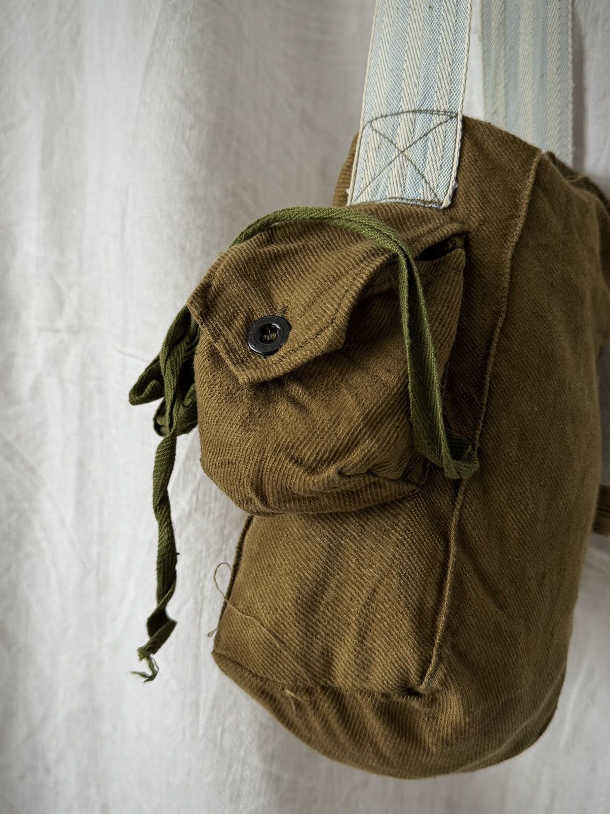 Vintage Vintage 70s Military Army Soviet Union Carrying Gas Mask Bag Size ONE SIZE - 5 Thumbnail