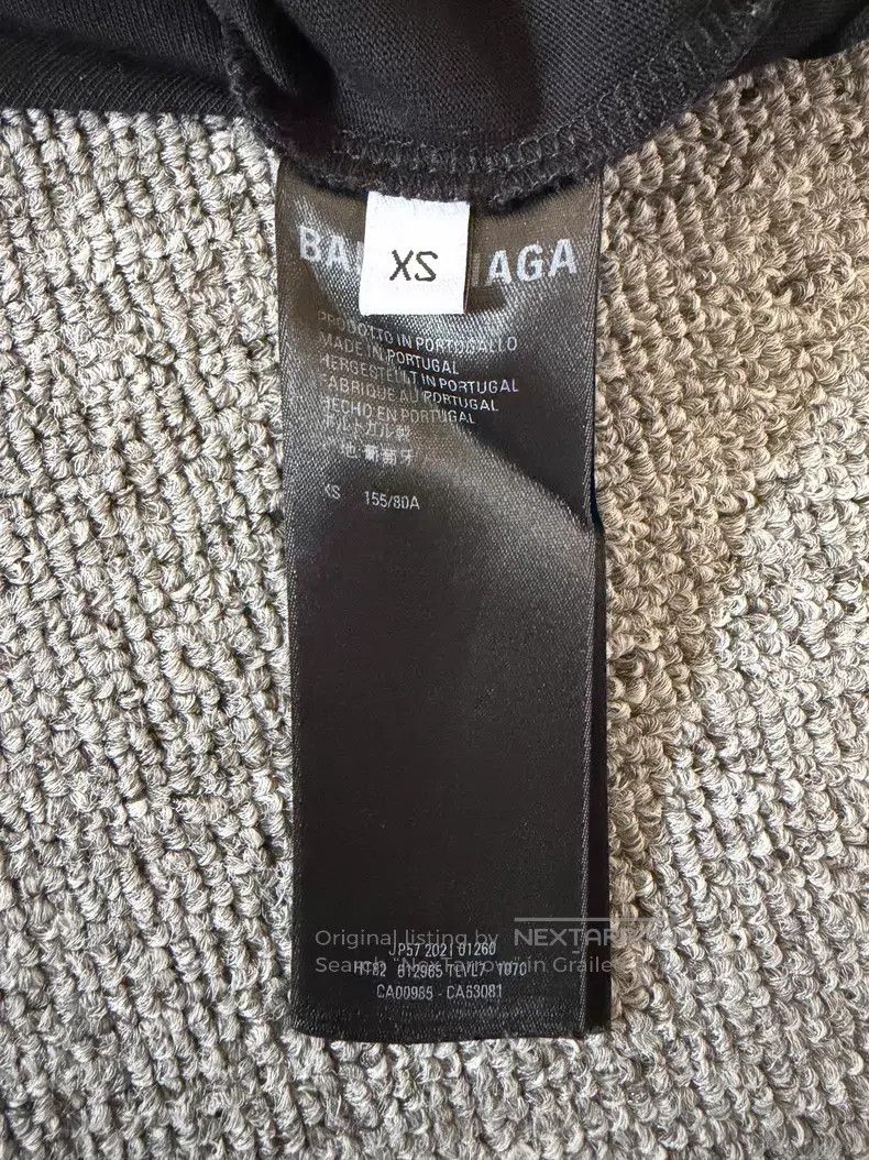 Balenciaga Balenciaga Letter Logo Print Crewneck T-Shirt Women's Blac Size XS / US 0-2 / IT 36-38 - 4 Thumbnail