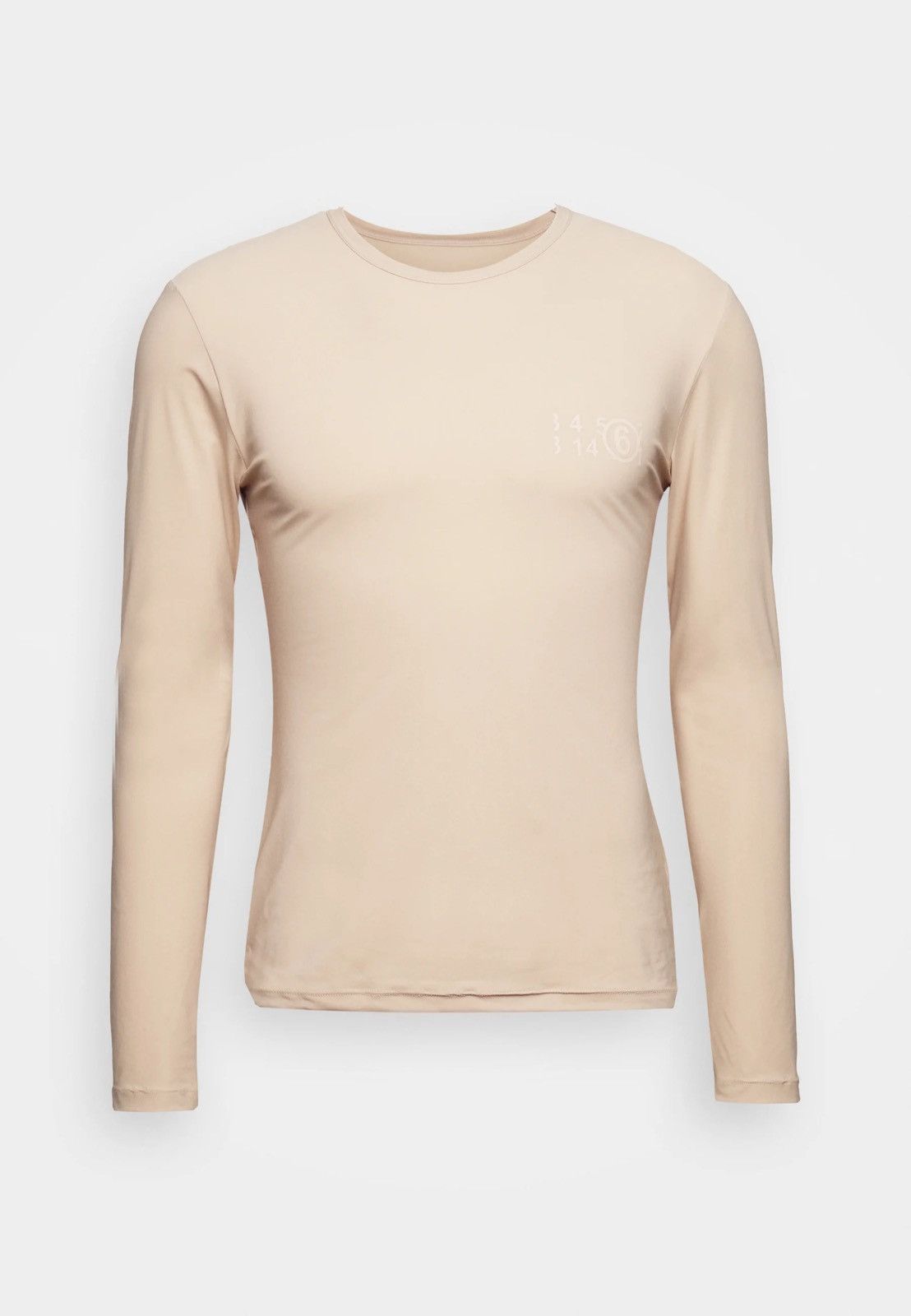 Maison Margiela !DS! SS23 Maison Margiela Printed Logo Beige Long Sleeve Size L / US 10 / IT 46 - 6 Thumbnail