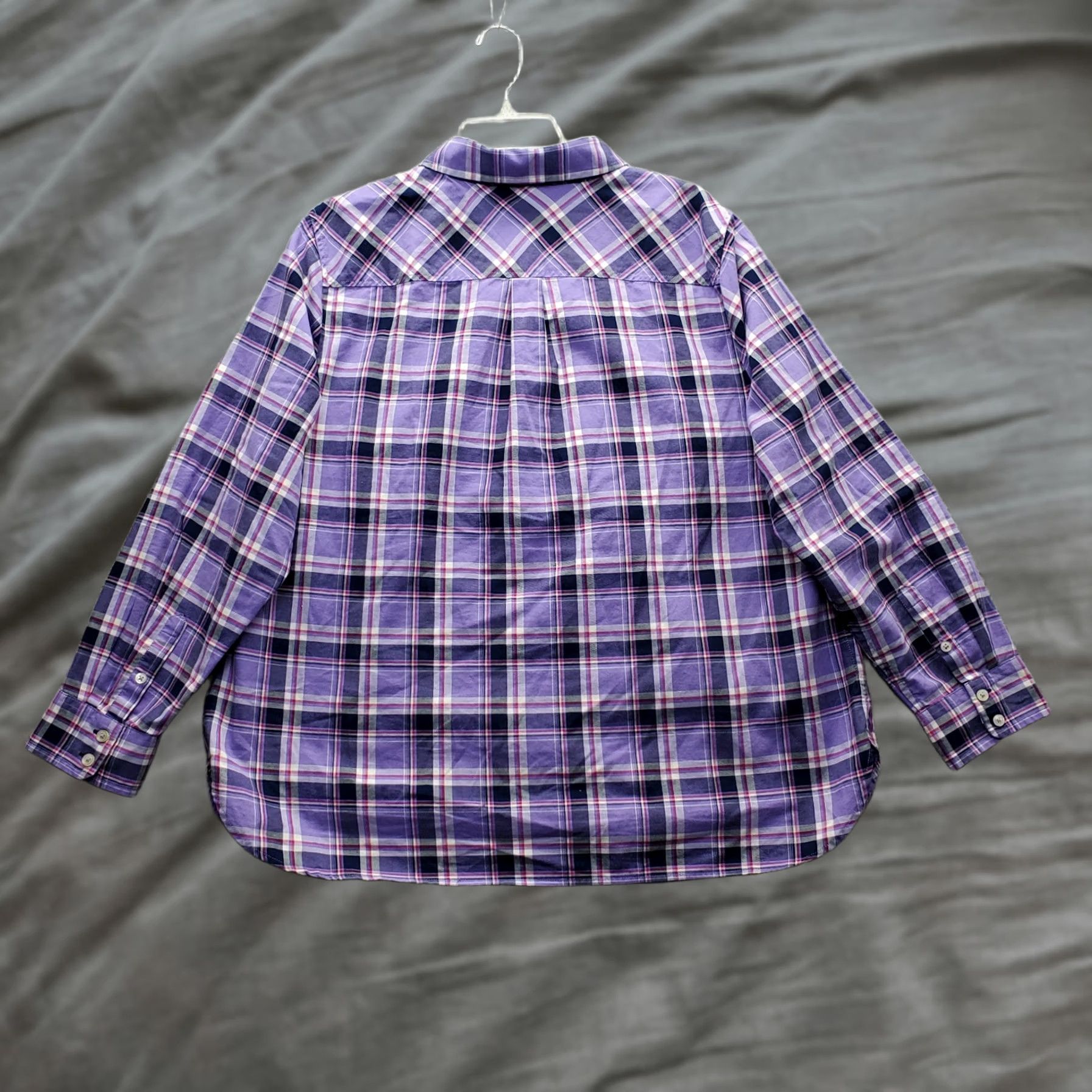 Talbots Talbots Shirt Womens 2X Multicolor Plaid Button Up Long Sleeve Collared Casual Shirt Womens Size 2X Mens/ Womens Size XXL / US 16-18 / IT 52-54 - 1 Thumbnail