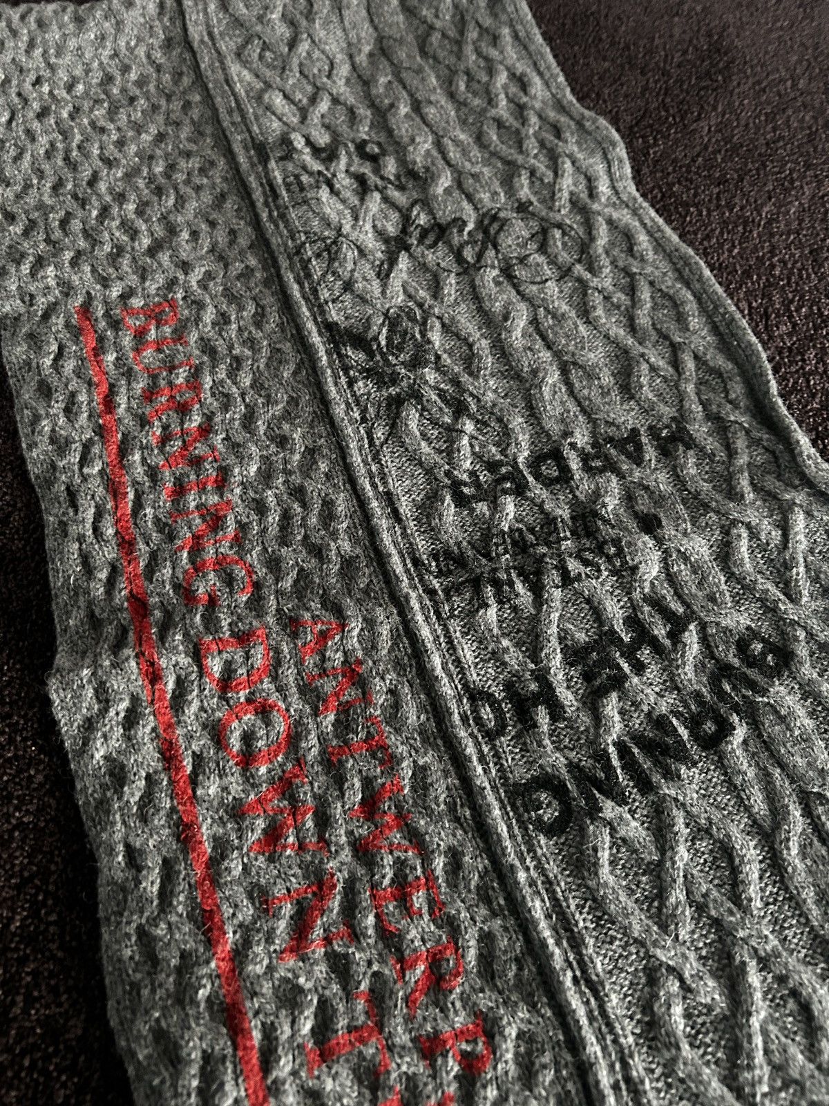 Raf Simons RAF SIMONS AW18 SCARF Size ONE SIZE - 4 Thumbnail