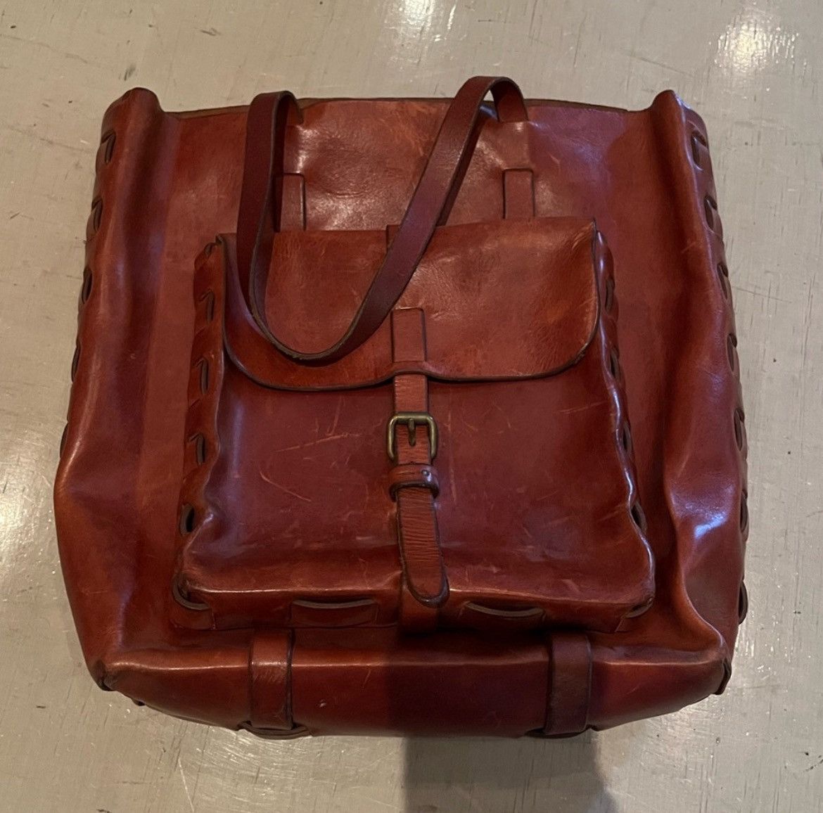 Other Handmade Henry Cuir Leather Bag Size ONE SIZE - 1 Thumbnail