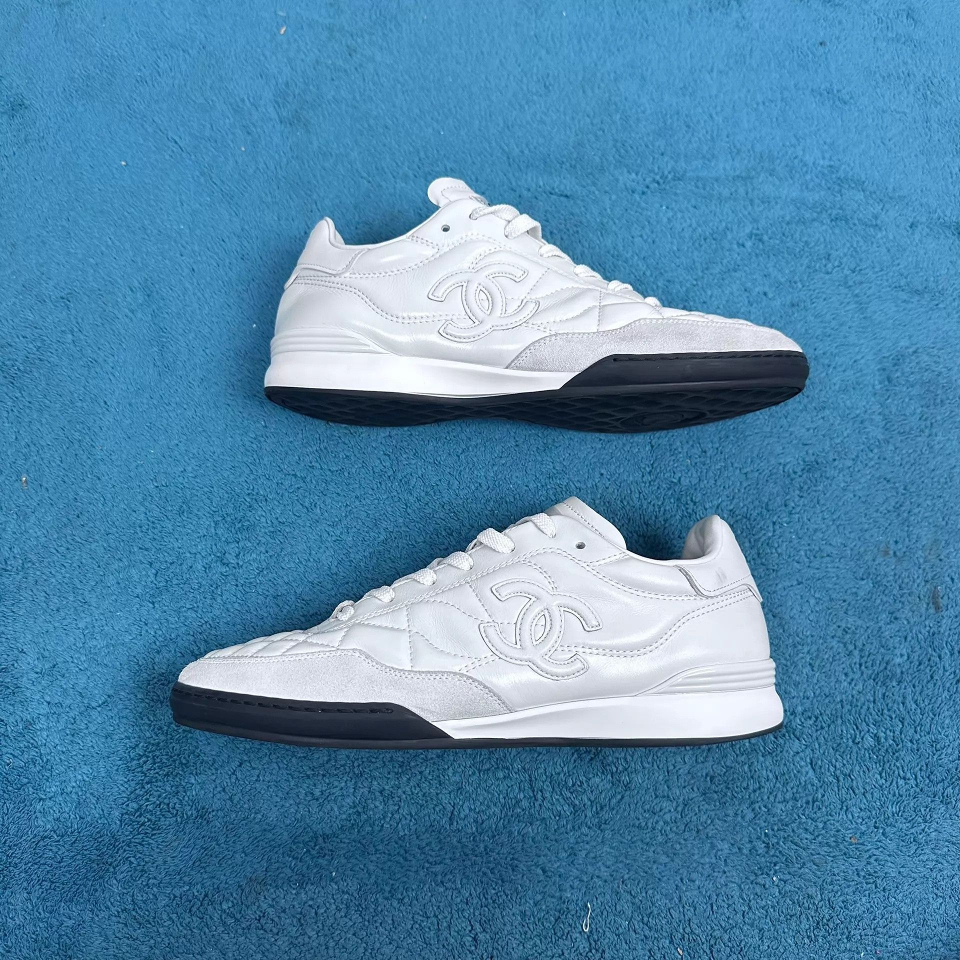 Chanel Chanel 25S White Deauville Trainer 39 Size US 8.5 / EU 41-42 - 2 Thumbnail
