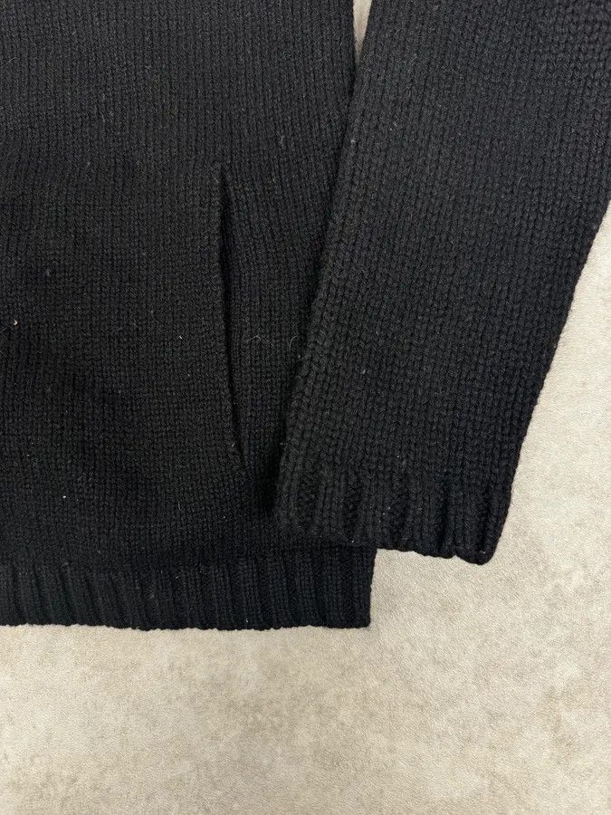 Armani 2000s Armani Black Wool Buttoned Cardigan Sweater Size US M / EU 48-50 / 2 - 8 Thumbnail