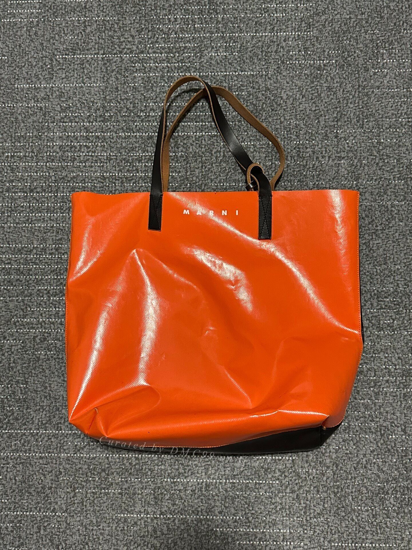 Marni MARNI Black Orange Colorblock Tote Bag Size ONE SIZE - 1 Thumbnail