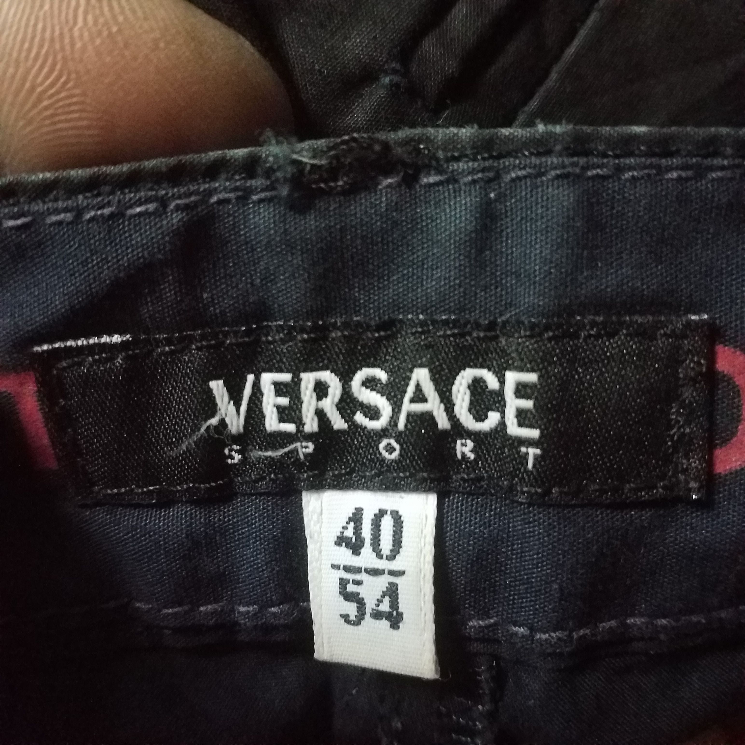 Versace VERSACE SPORT BLACK BAGGY PANT Size 39" - 9 Thumbnail