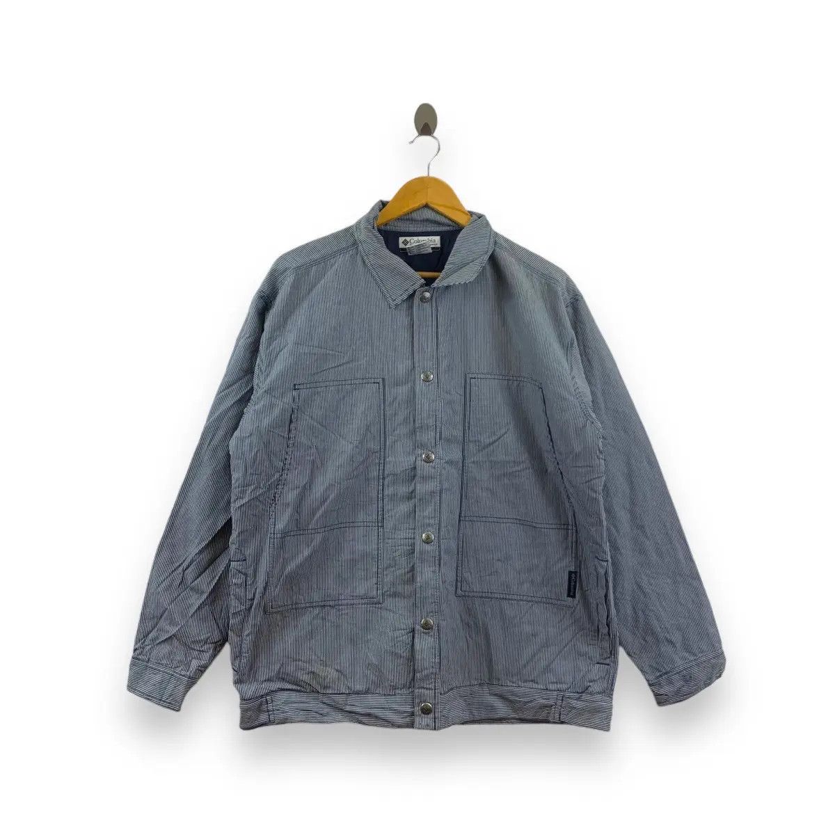 Columbia Vintage COLUMBIA SPORTSWEAR Hikori Denim Jacket Size US M / EU 48-50 / 2 - 1 Thumbnail