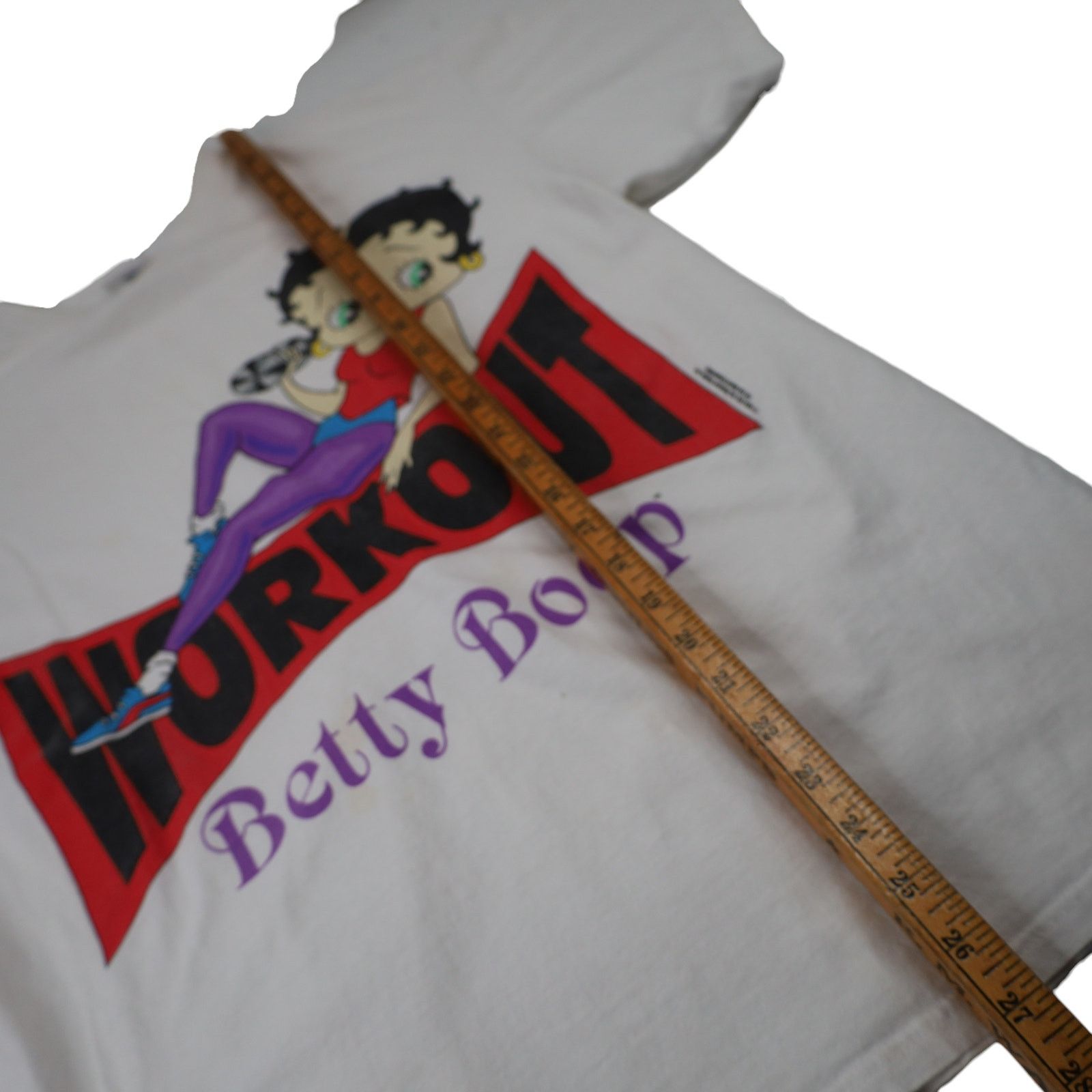 Vintage Vintage 90s Betty Boop Workout Graphic T Shirt Size US L / EU 52-54 / 3 - 10 Thumbnail