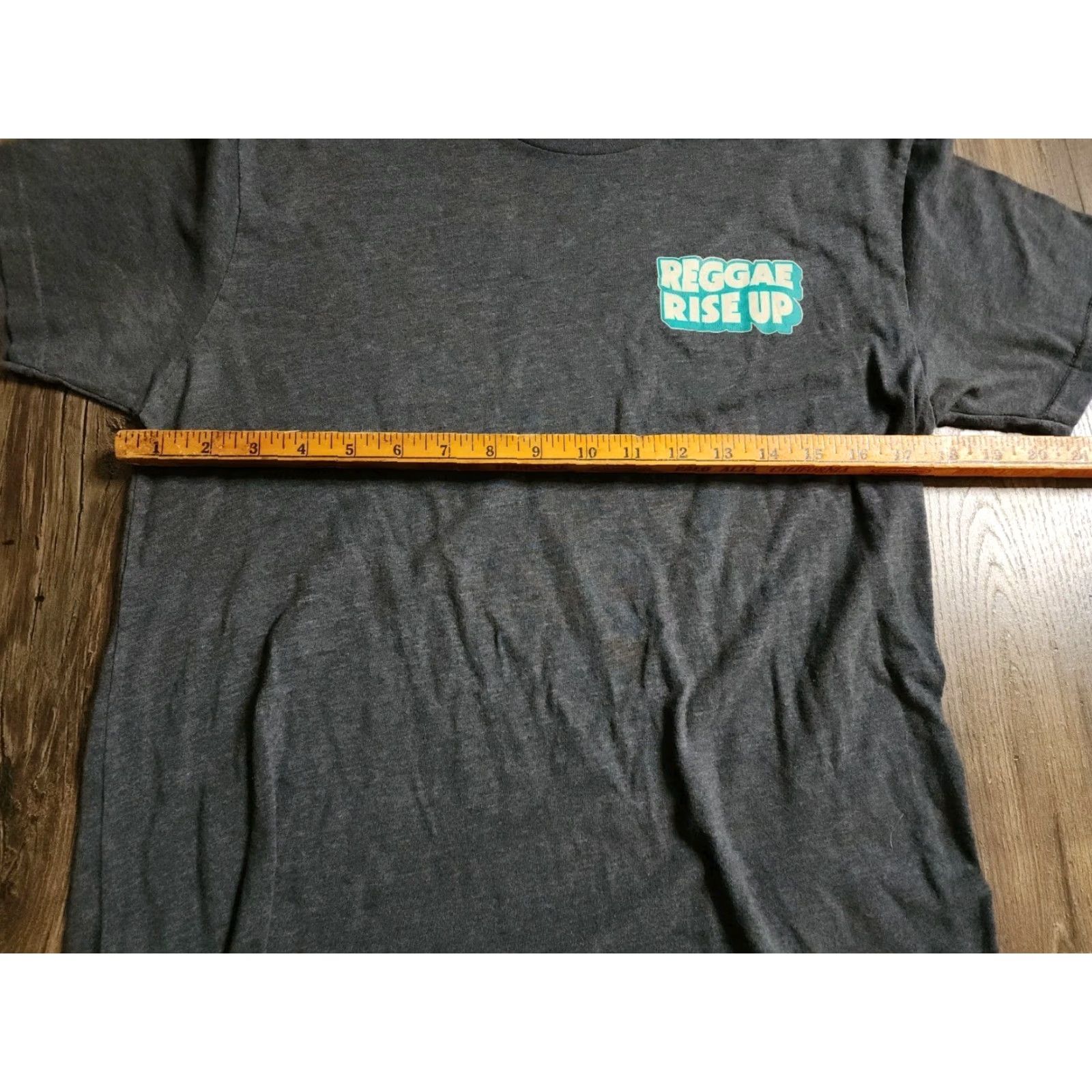 Next Level VINTAGE Mens M Reggae Rise Up 2024 Tour T Shirt Double Sided Distressed Logo Graphic Print Size US M / EU 48-50 / 2 - 2 Thumbnail