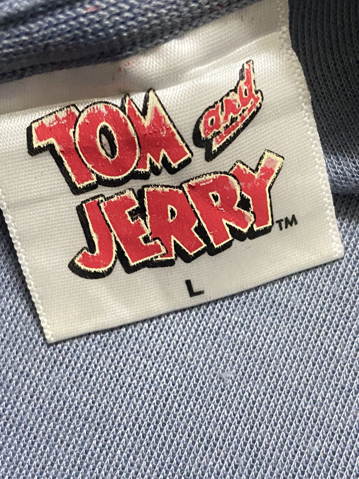 Anime × Cartoon Network × Disney Tom & Jerry Embroidered Oversized Sweatshirt Size US L / EU 52-54 / 3 - 2 Thumbnail