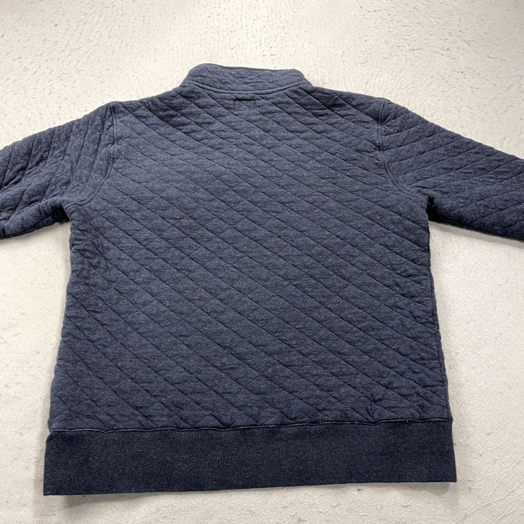 Faherty Faherty Jacket Mens Medium Blue Quilted Snap T Pullover Cotton Blend Mock Neck Mens Jacket Quilted Blue Faherty Size US M / EU 48-50 / 2 - 7 Thumbnail