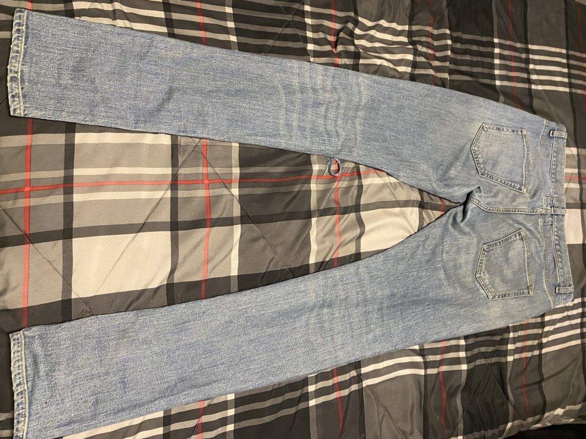 Hedi Slimane Saint Laurent D01 Slim Fit Ripped Knee Jeans Size US 30 / EU 46 - 4 Thumbnail