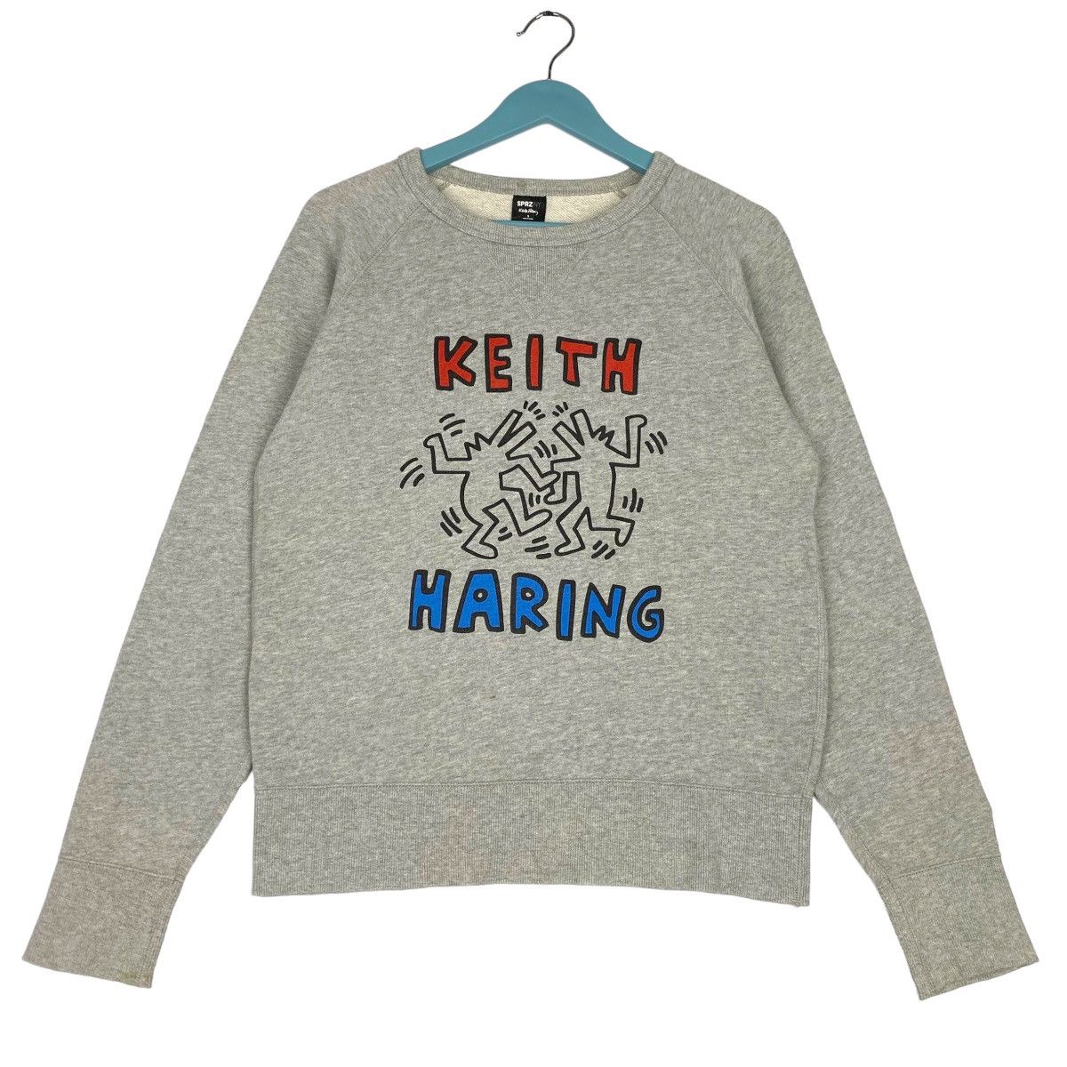 Vintage Vintage SPRZNY Keith Haring Full Print Crewneck Sweatshirt Size US S / EU 44-46 / 1 - 1 Thumbnail