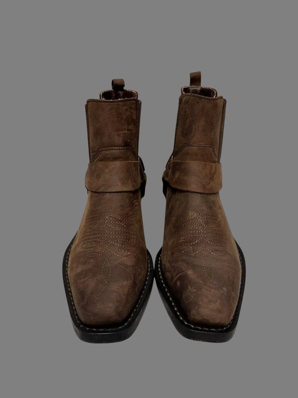 Dirk Bikkembergs Vintage Western Brown Ankle Boots Menswear Size 40 Size US 7 / EU 40 - 2 Thumbnail