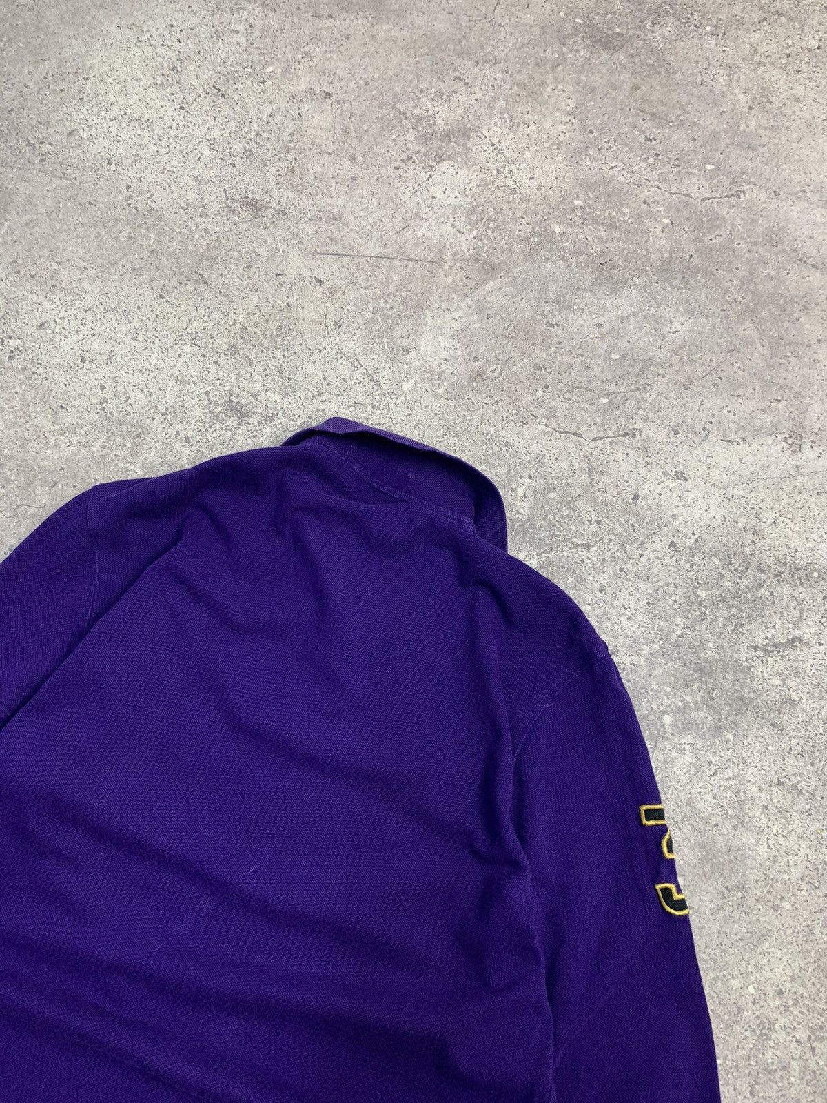 Polo Ralph Lauren × Vintage Vintage Long sleeve Polo Ralph Lauren regby faded Size US M / EU 48-50 / 2 - 15 Thumbnail