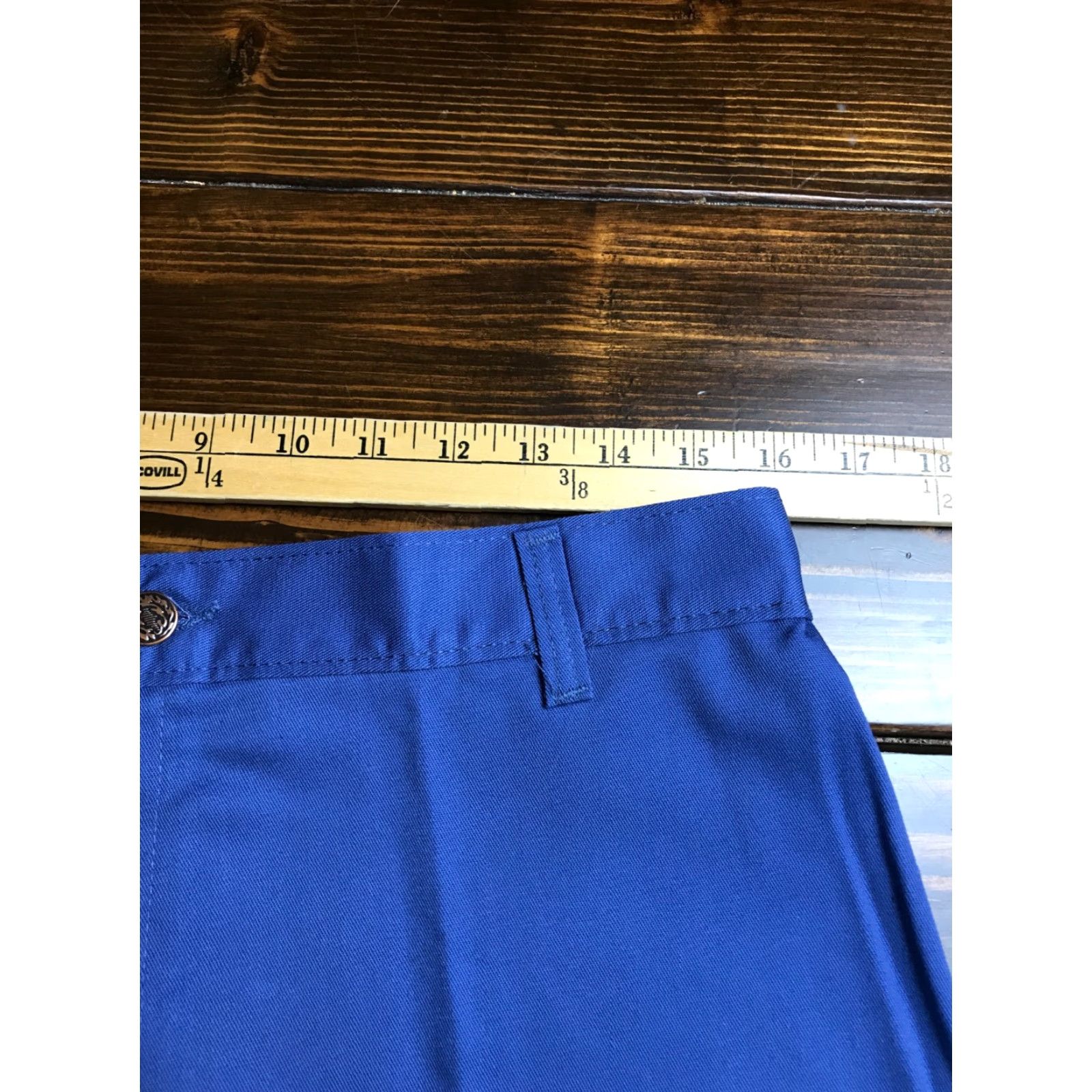 Sears VINTAGE Sears Pants Women 18 Blue Straight Leg Regular Inseam 30 in Chino Pockets Classic 30 in RN45961 Size 24" / US 00 / IT 34 - 6 Thumbnail
