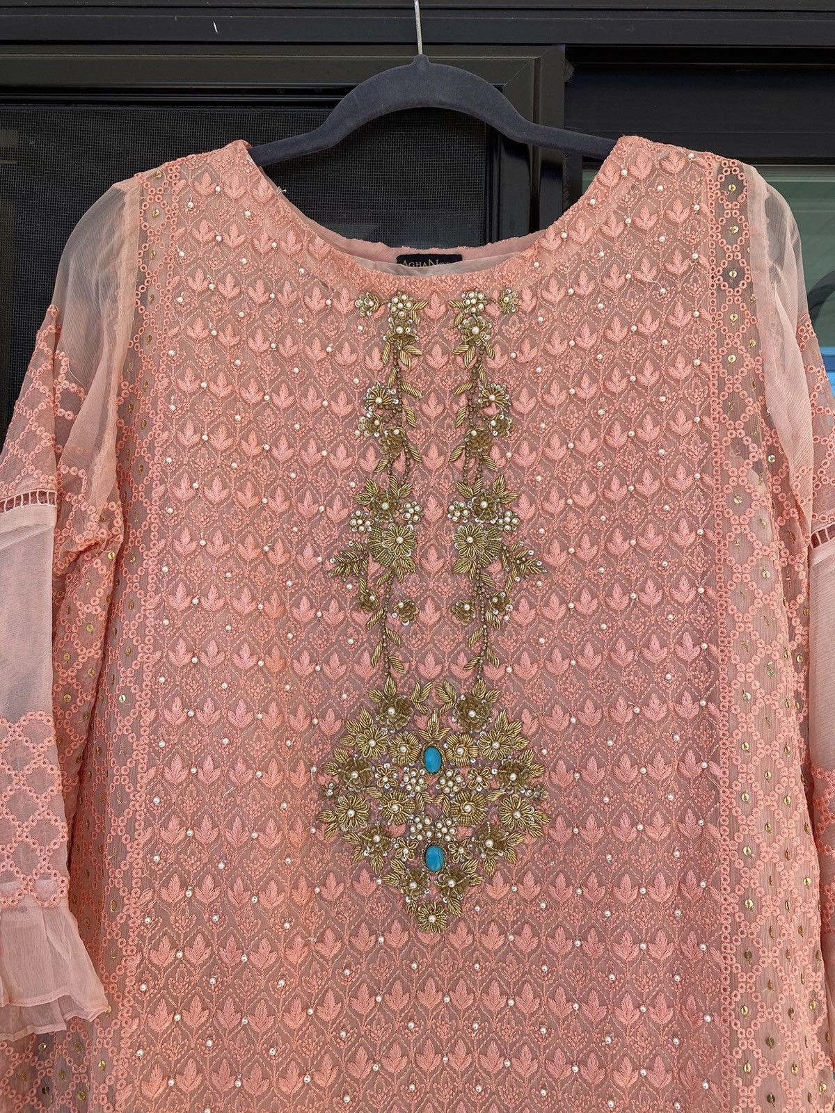 Other Pakistani indian Agha Noor Shalwar Kameez 3pc Suit Size M / US 6-8 / IT 42-44 - 8 Thumbnail