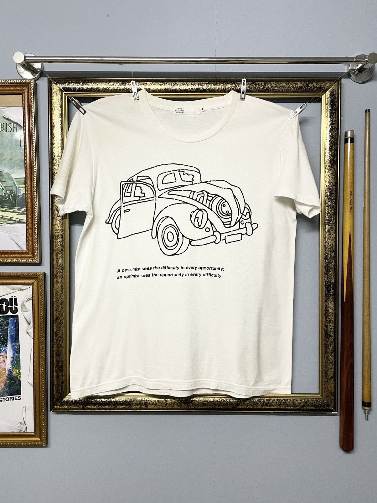 Vintage Japan Designer Tokyo CultuArt by Beams Beetle Tshirt