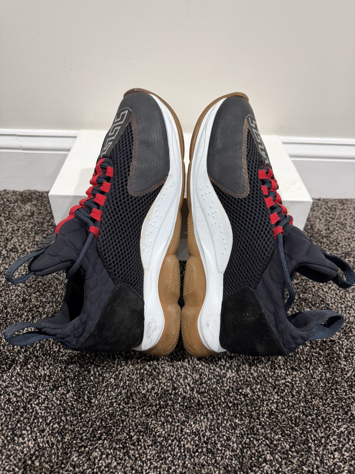 Versace Versace Chain Reaction Black / Red Sneakers Shoes Size US 11 / EU 44 - 6 Thumbnail
